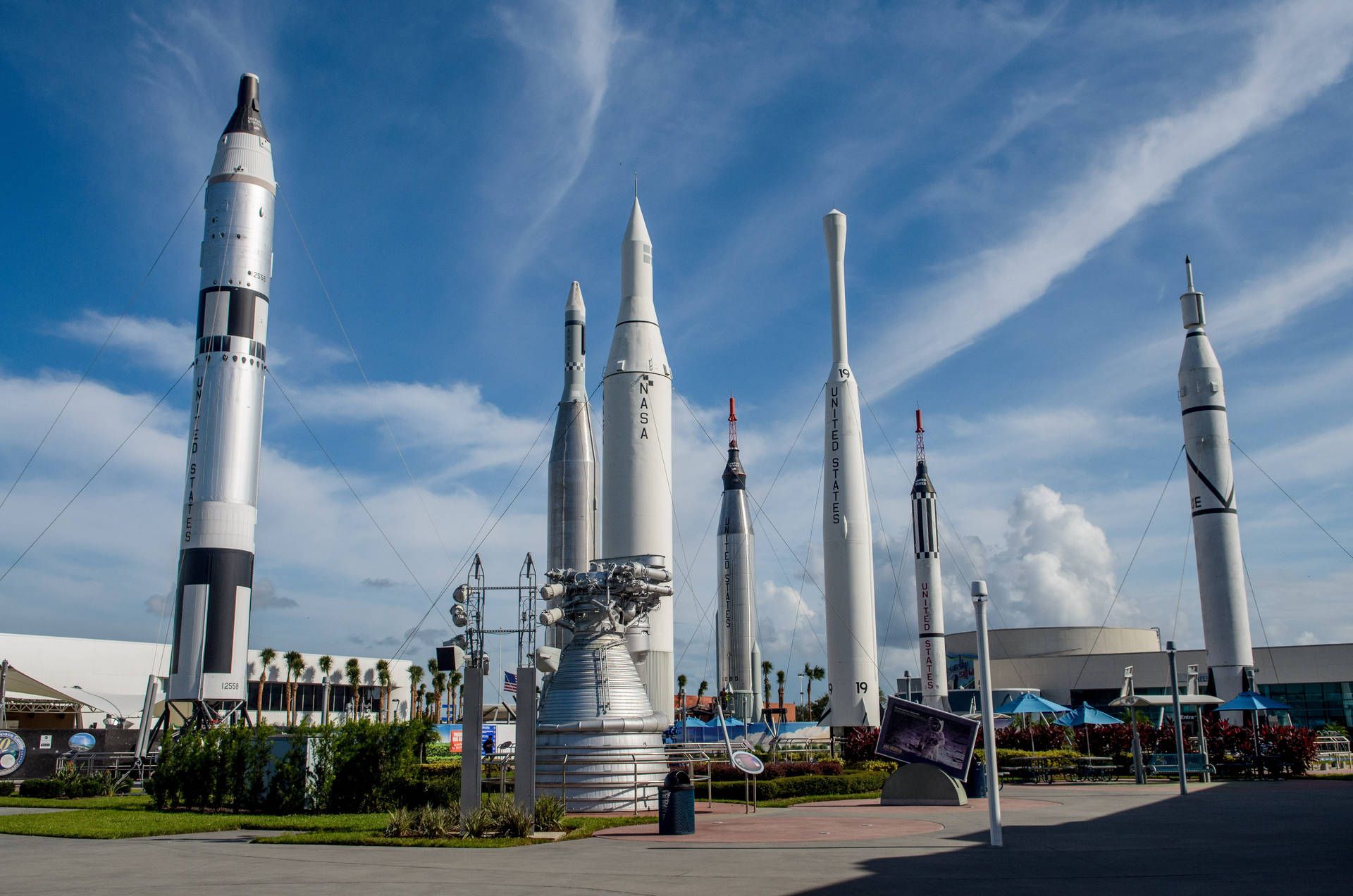 1920x1272 Download Kennedy Space Center Rocket Garden Wallpaper