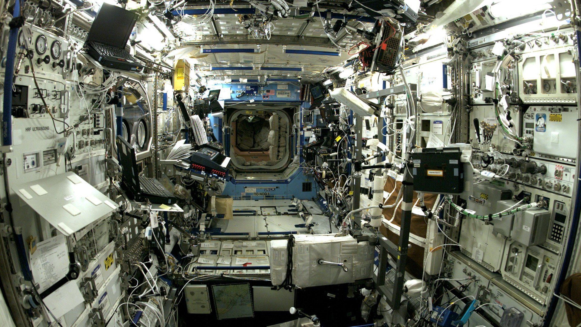 1920x1080 NASA's Man Made Wonders: Stunning HD Wallpaper Of Space Station Interiorx1080