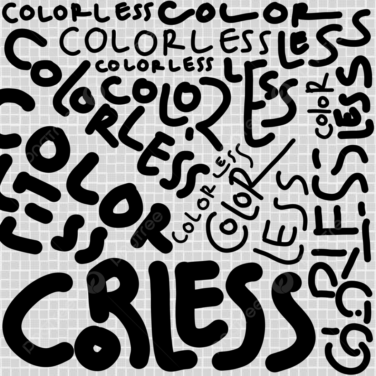 1200x1200 Colorless Text In Different Size, Colorless, Text, Colorless Text Background Image And Wallpaper for Free Download