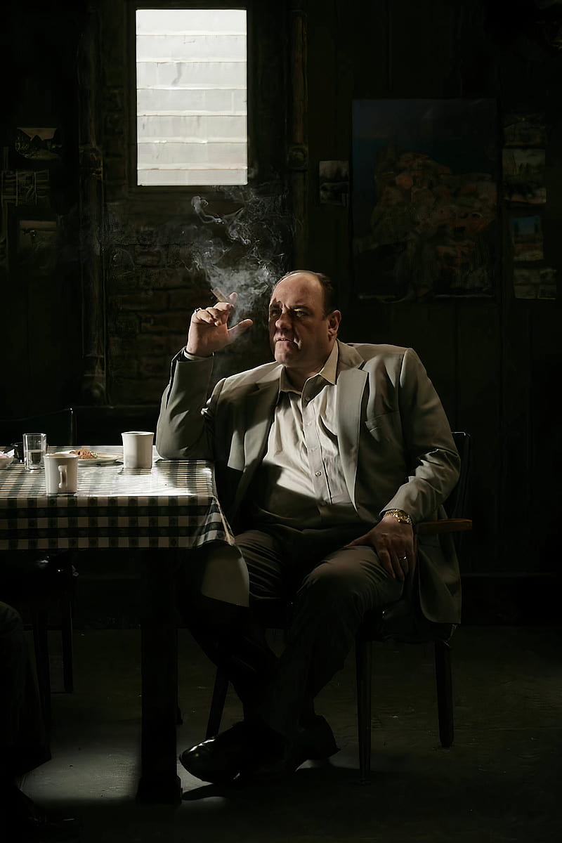 800x1200 Tony soprano, james gandolfini, the sopranos, anthony soprano, HD phone wallpaper