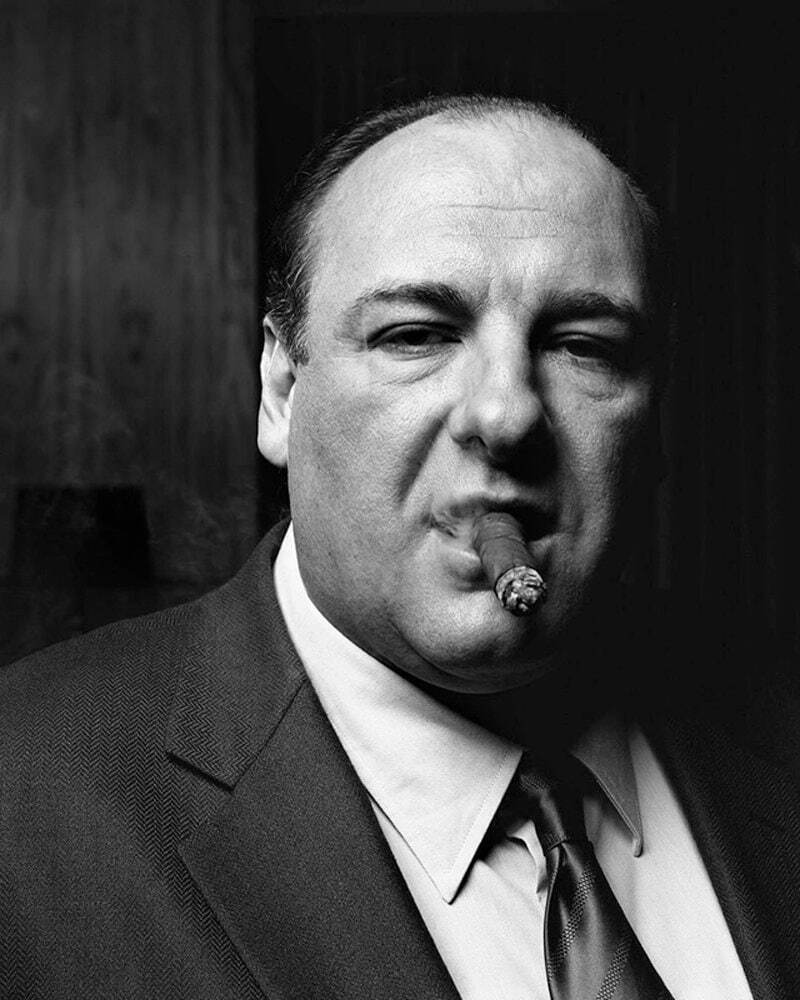 800x1000 James Gandolfini Smokin' a Cigar Tony Soprano The Sopranos Photo Print Poster