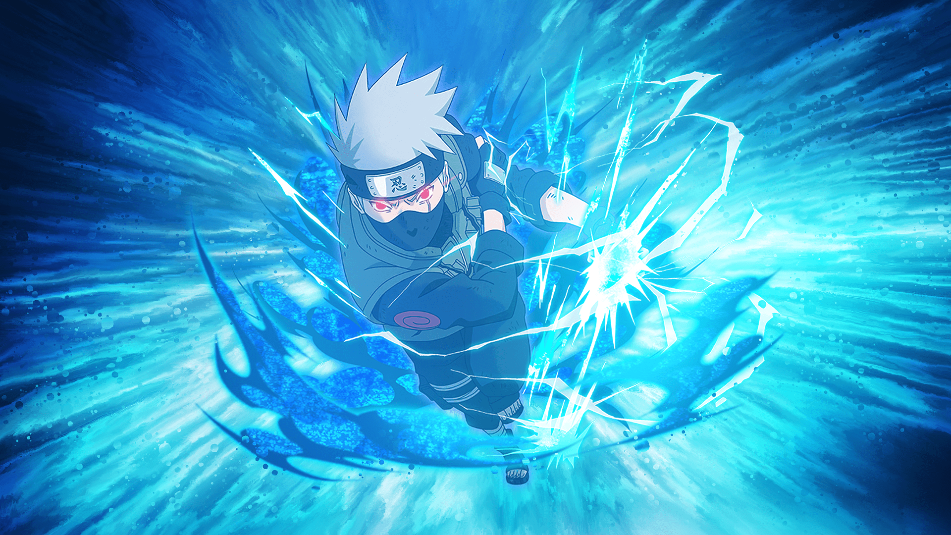 1920x1080 Kakashi Blue Wallpaper