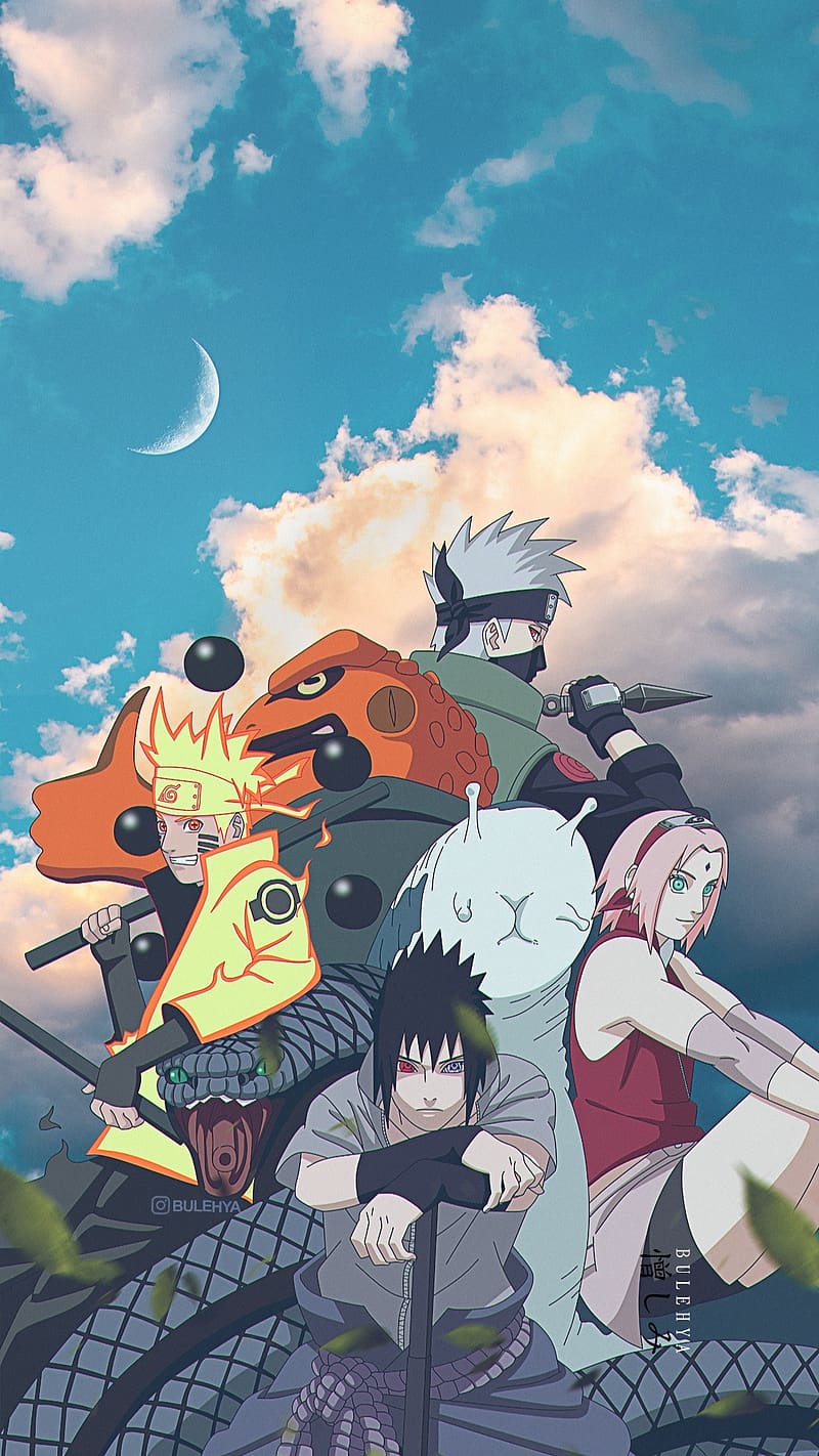 800x1422 Naruto Live Kakashi With Clouds Background, naruto live, kakashi, clouds background, HD phone wallpaper