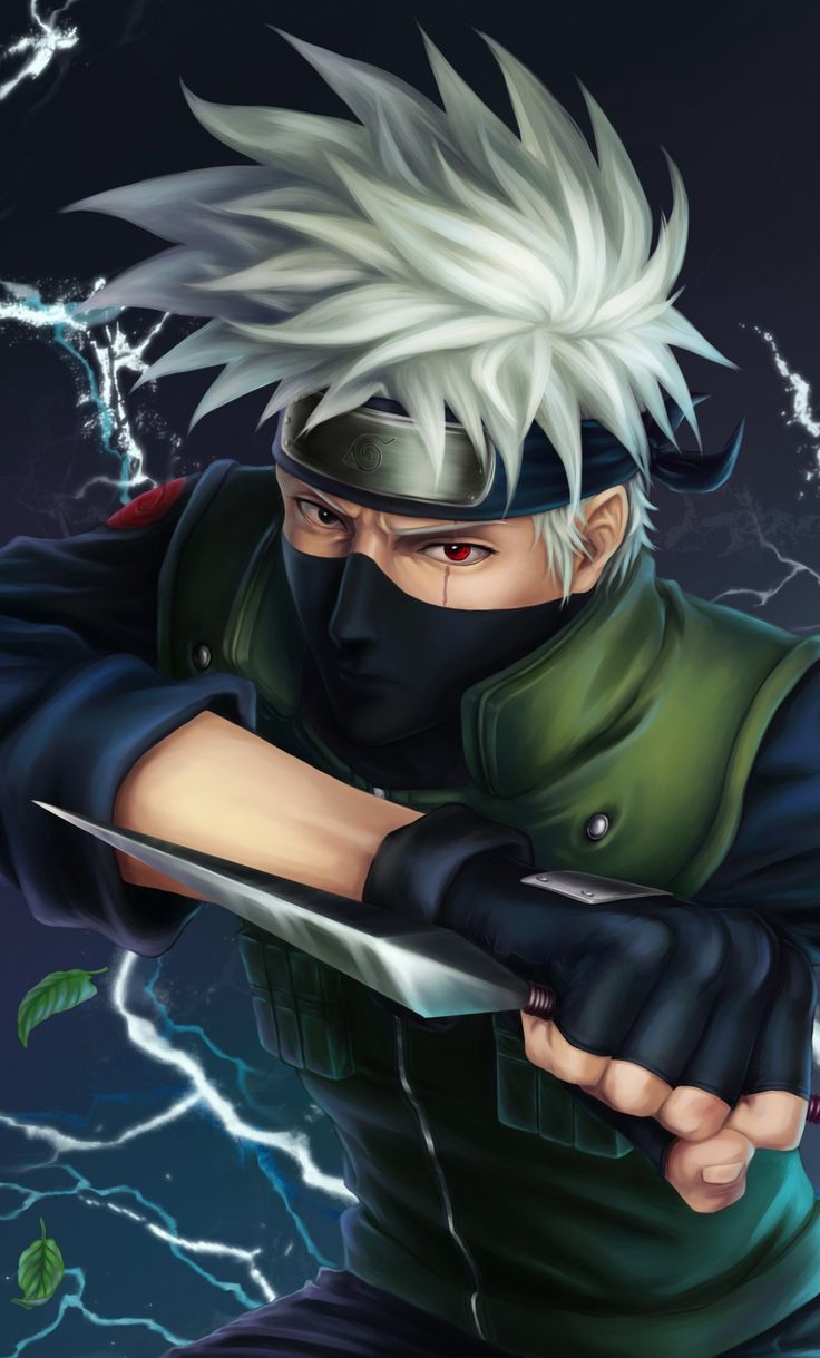 736x1219 Kakashi Hatake, anime, artwork, 1280x2120 wallpaper