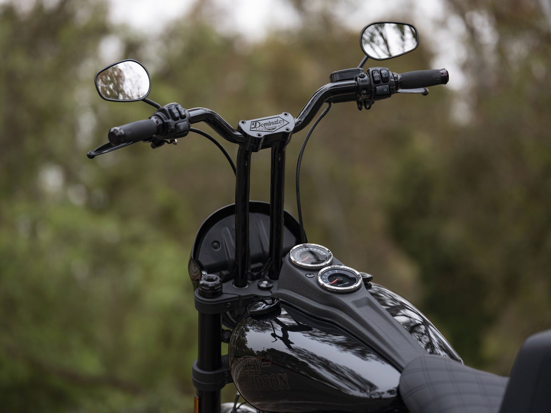 1920x1440 Pullback Riser & 1 1 4 Moto Bar Combination For 1996 2024 Heritage Cl