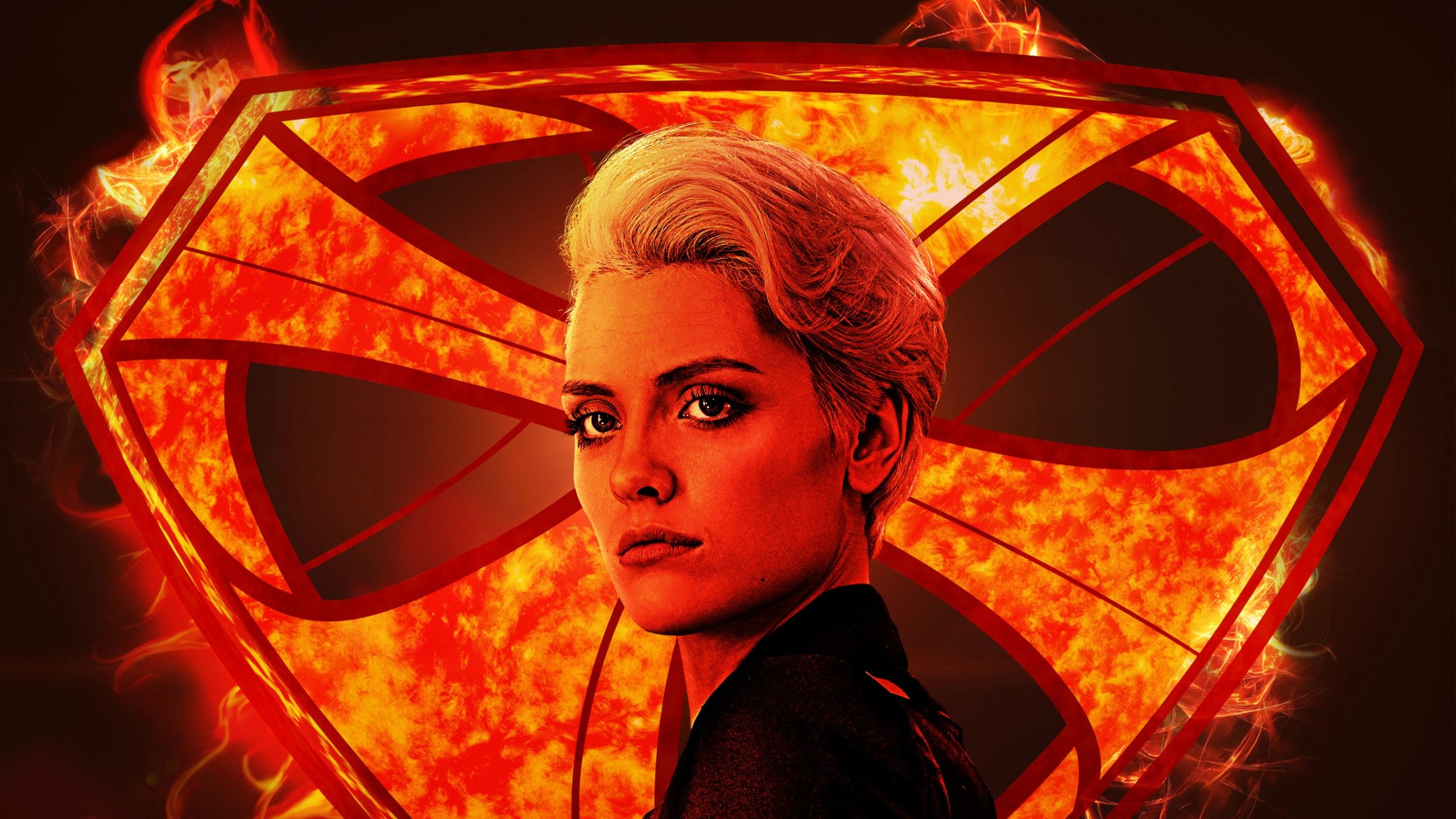2560x1440 Wallis Day as Nyssa in Krypton Wallpaper