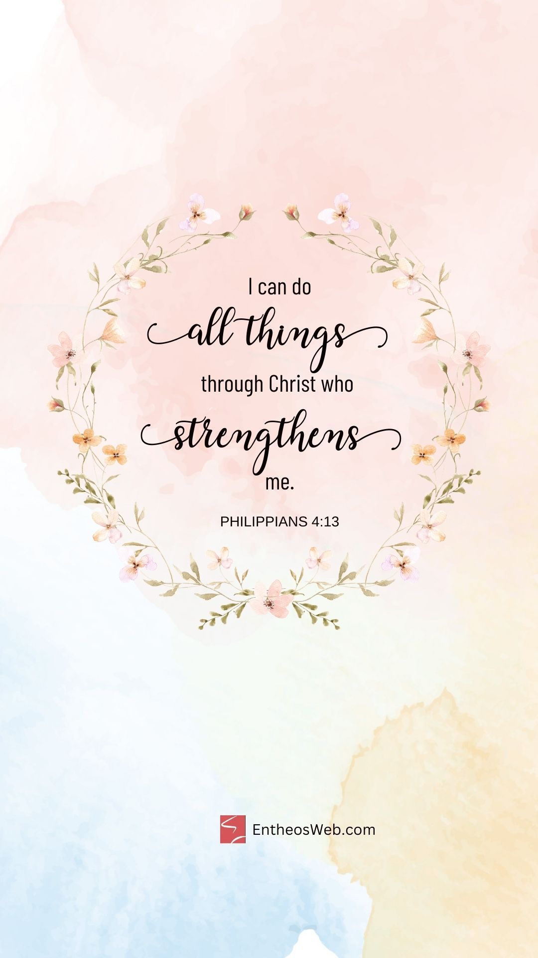 1080x1920 Christian Wallpaper with Bible Verses