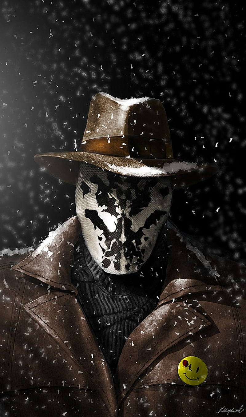 800x1356 Rorschach, mask, watchmen, HD phone wallpaper