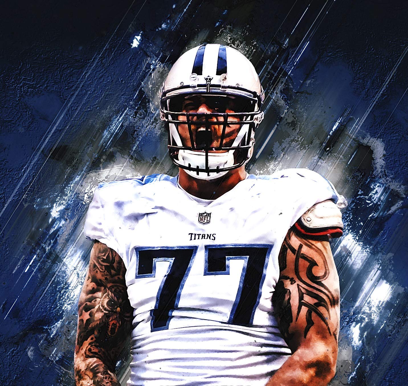 1432x1354 Taylor Lewan Poster Print, American Football Player, Wall Art, Posters for Wall, Canvas Art, Artwork, Taylor Lewan Decor, No Frame Poster, Original Art Poster Gift Size 24 x 32 Inches : Amazon.ca: Home