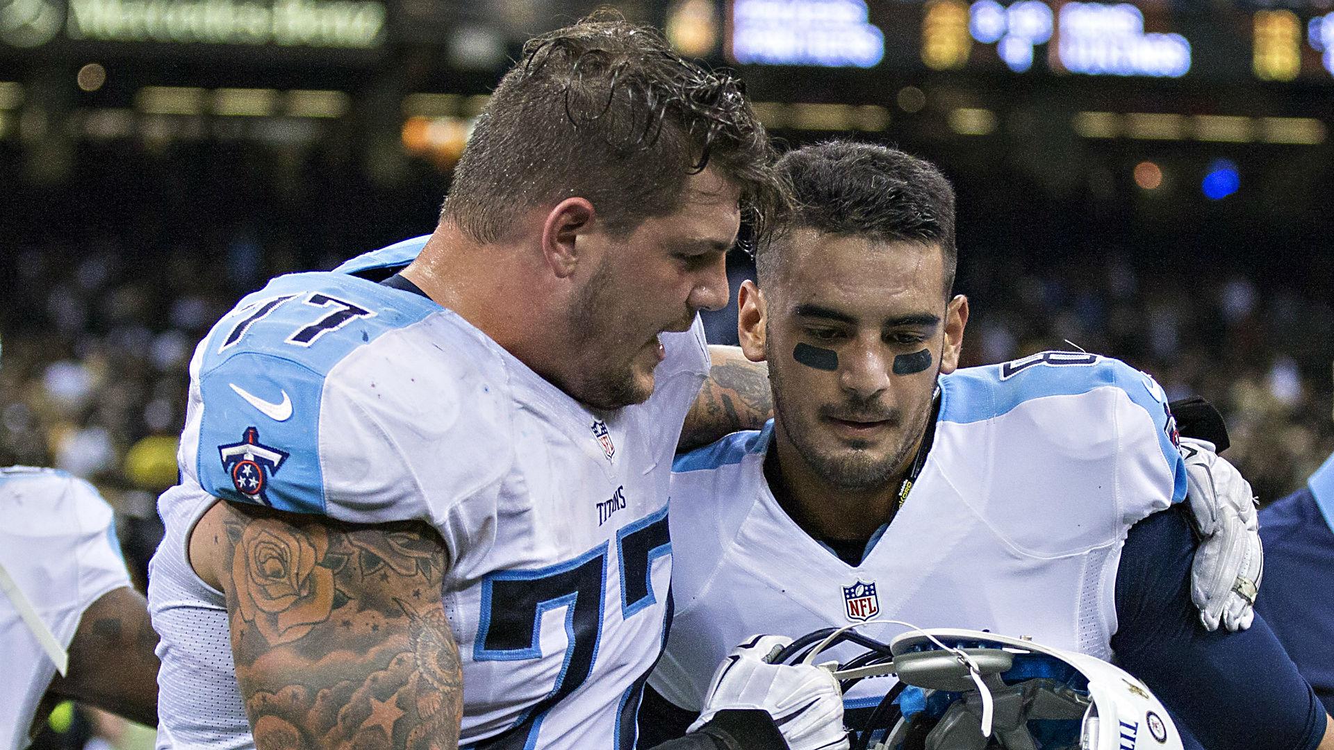 1920x1080 Big Man Touchdown Alert: Titans Tackle Taylor Lewan Catches One