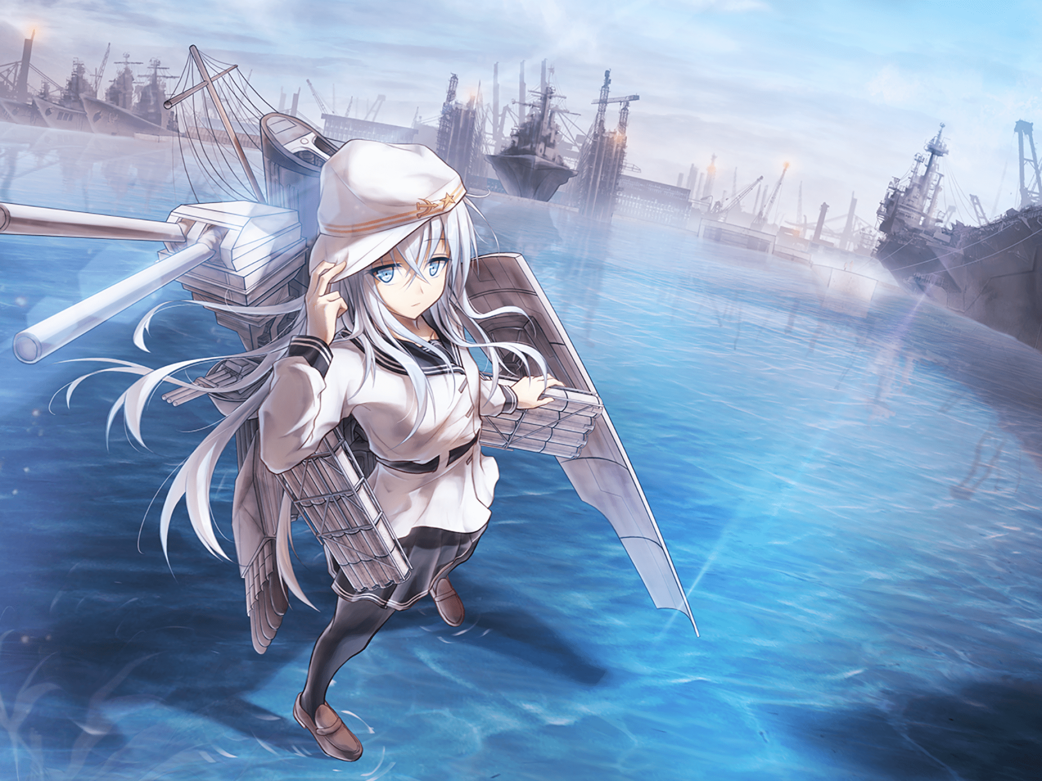 2048x1536 Download 2048x1536 Kantai Collection, Hibiki, Kancolle, Water