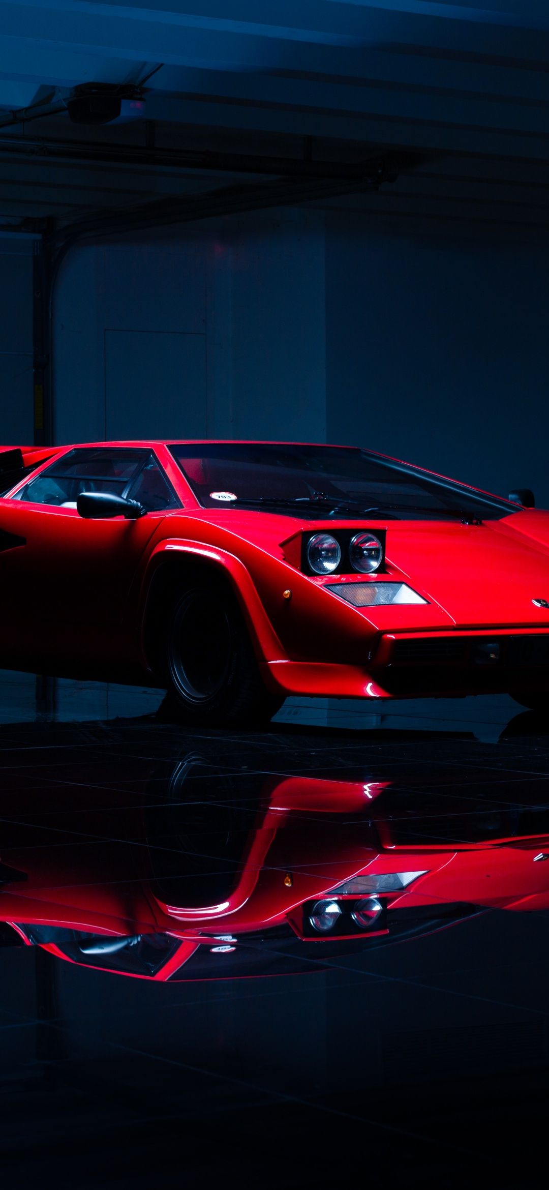 1080x2340 Lamborghini Countach Wallpaper 4K, Classic cars, Exotic car