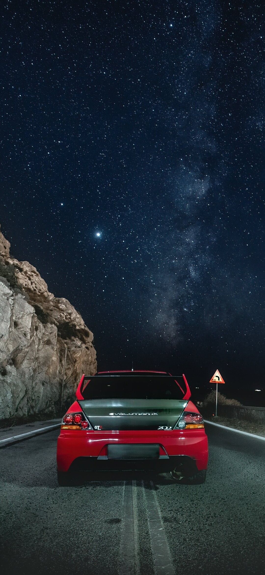 1080x2340 Car At Night Wallpaper