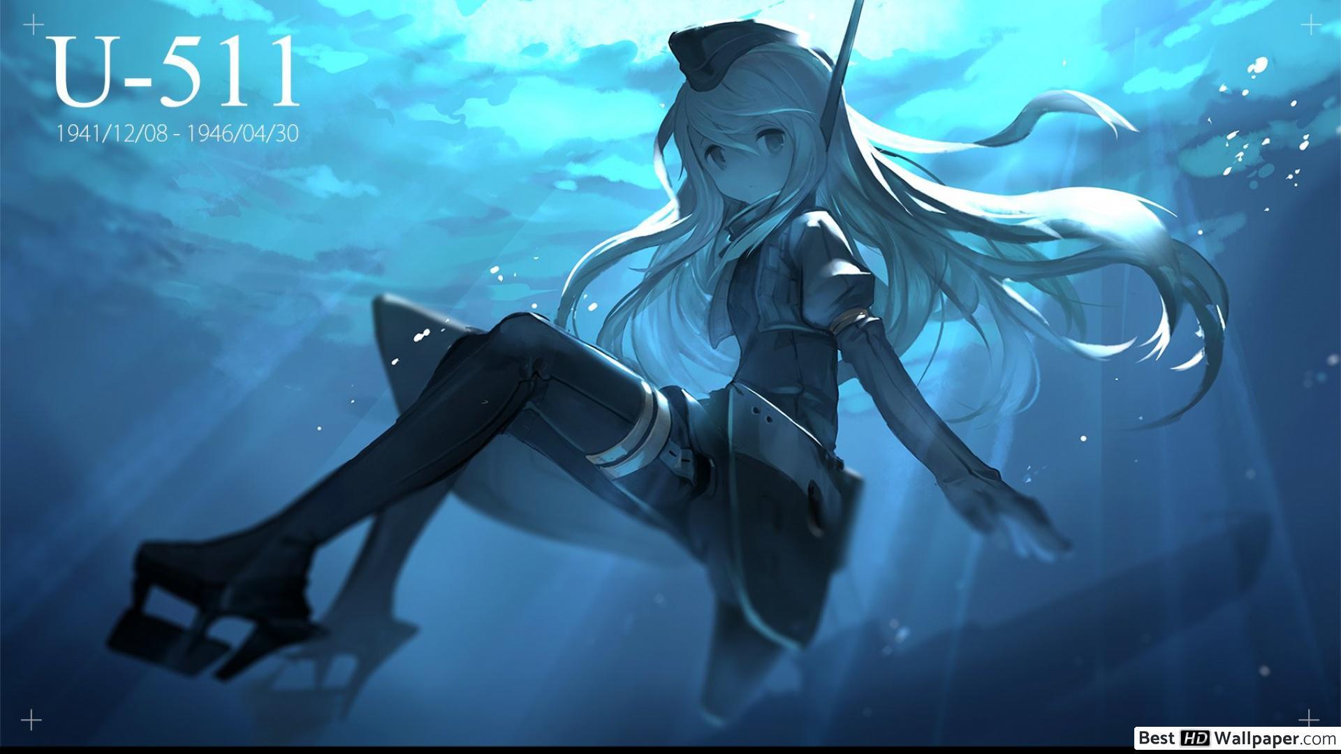 1920x1080 Kantai Collection 511 Underwater HD Wallpaper Download