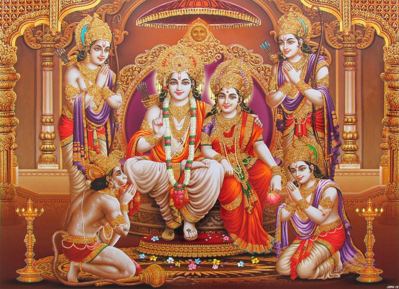 1401x1015 Ram Darbar HD Desktop Wallpaper