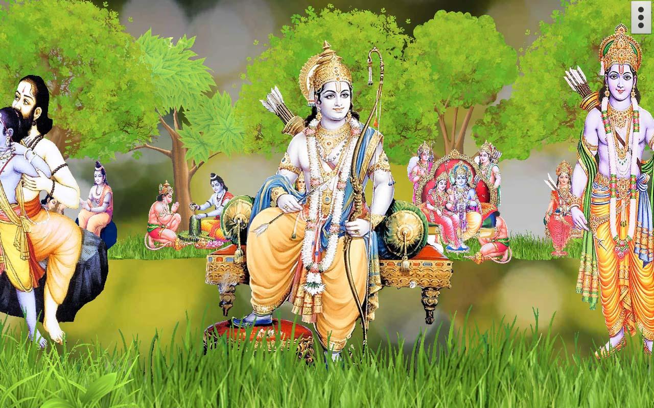 1280x800 4D Shri Rama Live Wallpaper for Android