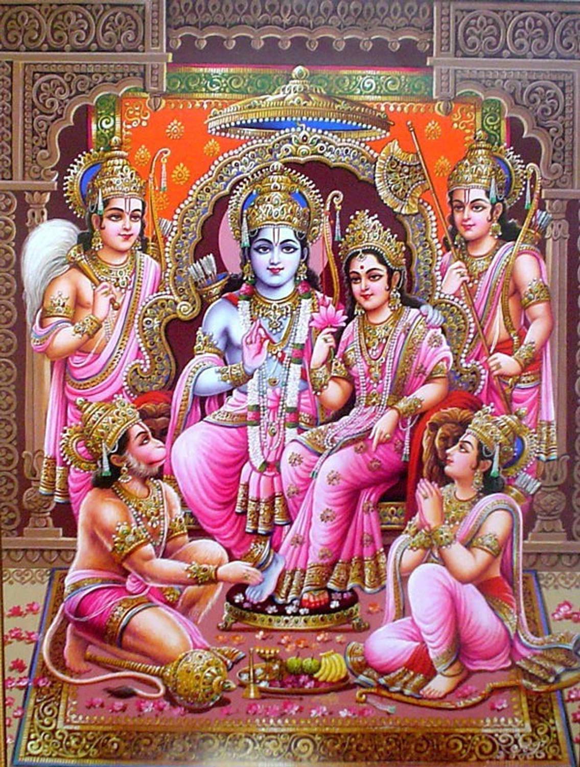 1135x1500 GOD'S RAM DARBAR ON FINE ART PAPER HD QUALITY WALLPAPER POSTER Fine Art Print