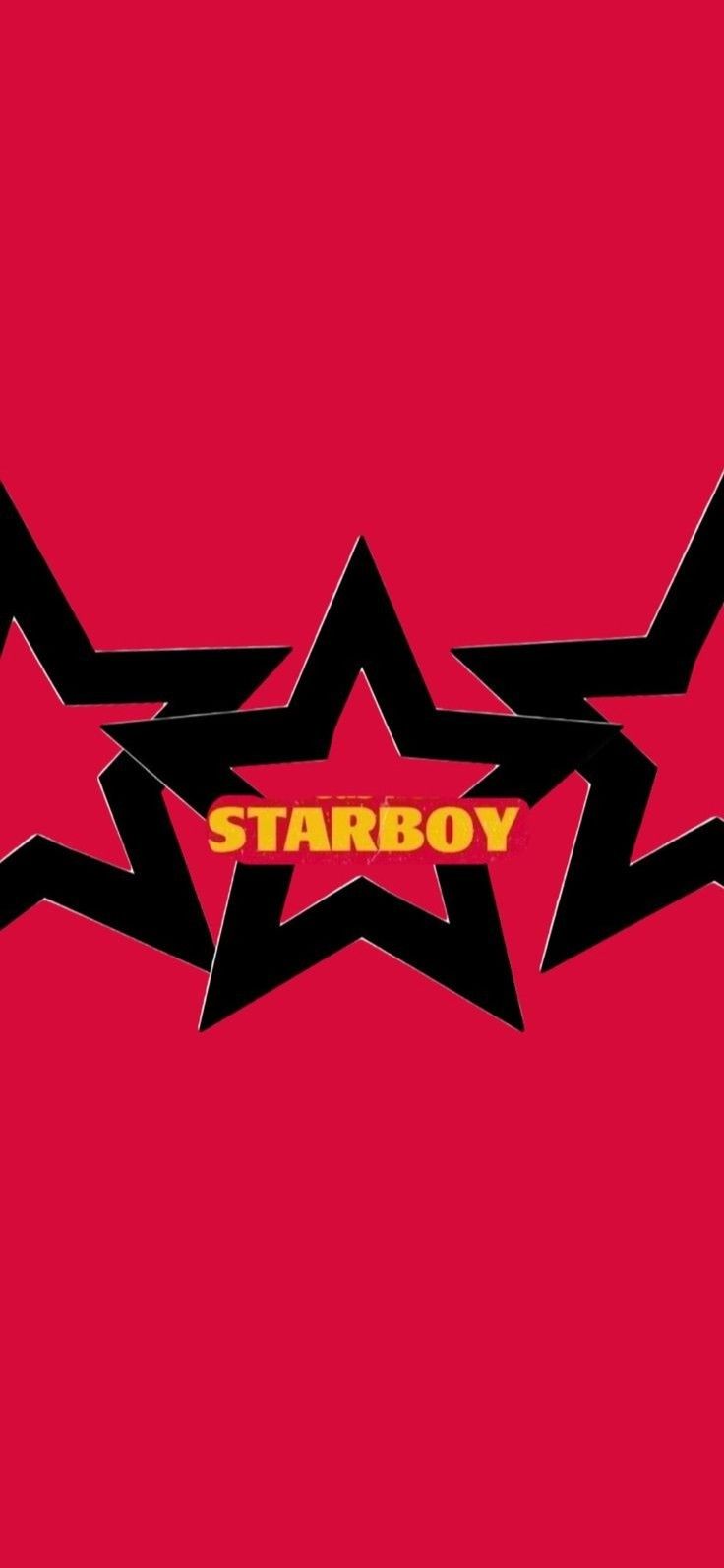 736x1595 Starboy Logo Wallpaper. Music album cover ideas, Starboy logo on red background, Starboy minimalist art