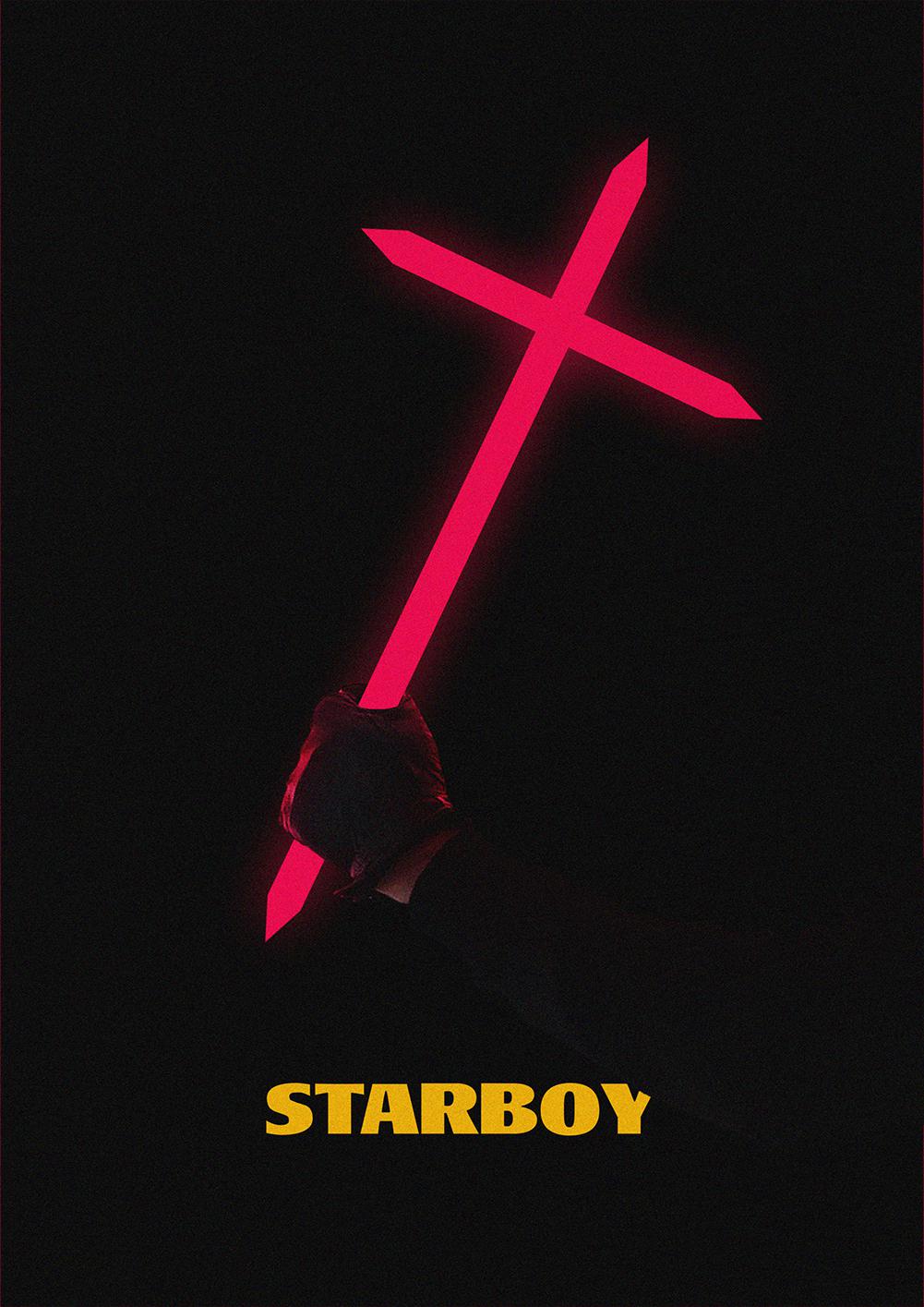 1001x1415 Made a Starboy poster along with it's dark variant, hope you guys like it!