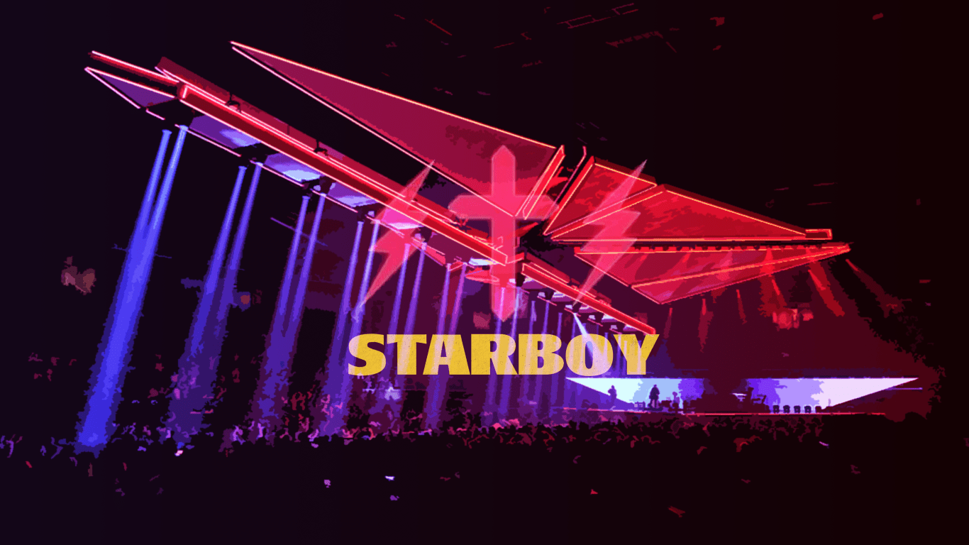 1366x768 Starboy Wallpaper
