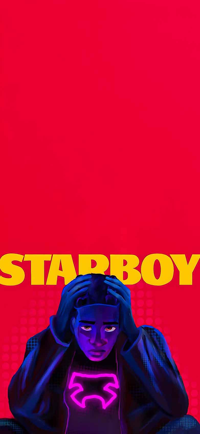 782x1692 Spider Man Miles Morales Starboy Art Wallpaper