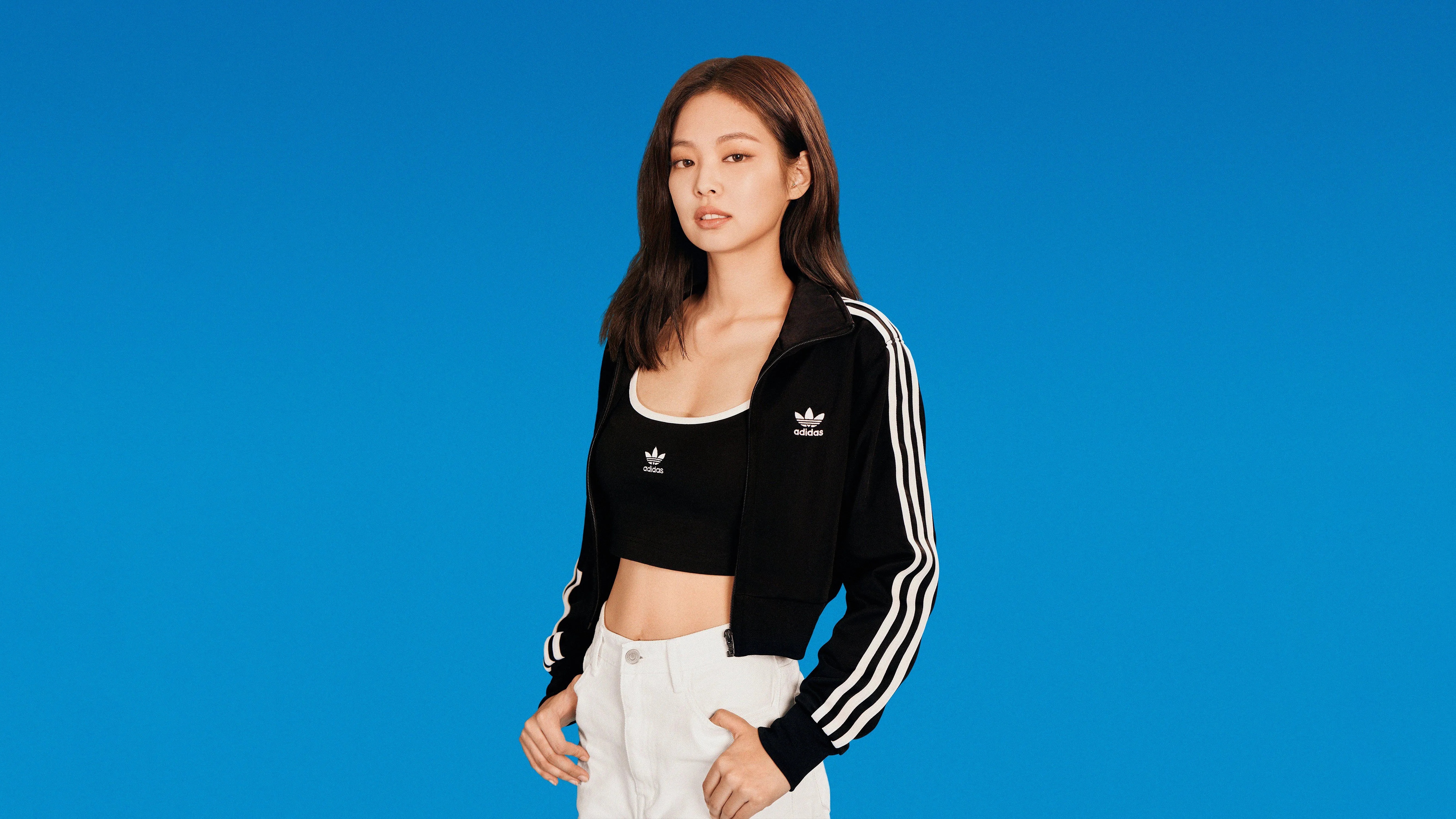 5328x2997 Jennie Adidas Wallpaper Adidas, Wallpaper For Desktop, Kpop, Blackpink, Kim