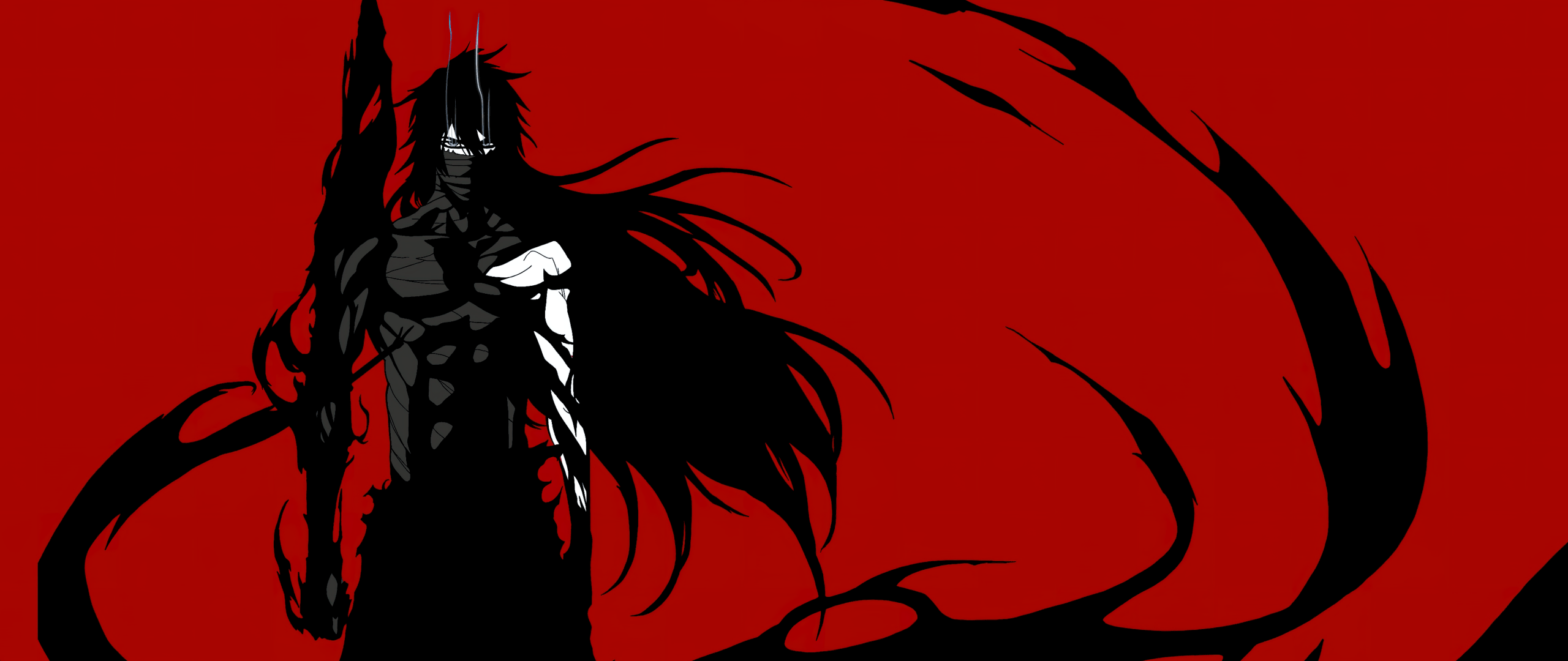 2560x1080 Ichigo Kurosaki Wallpaper 4K, Bleach, 5K, Red background
