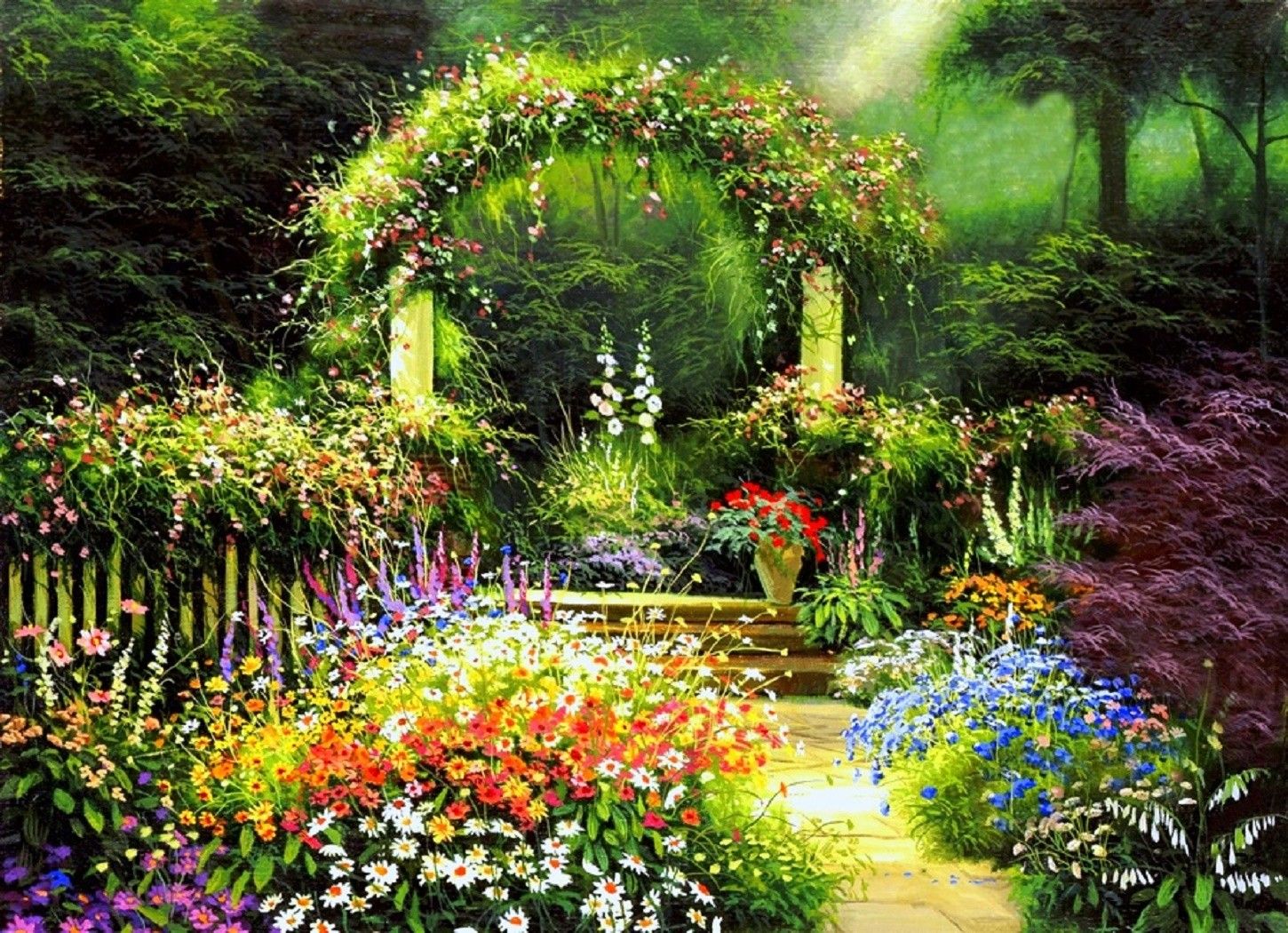 1450x1050 Chromatic Enchanted Bloomscape