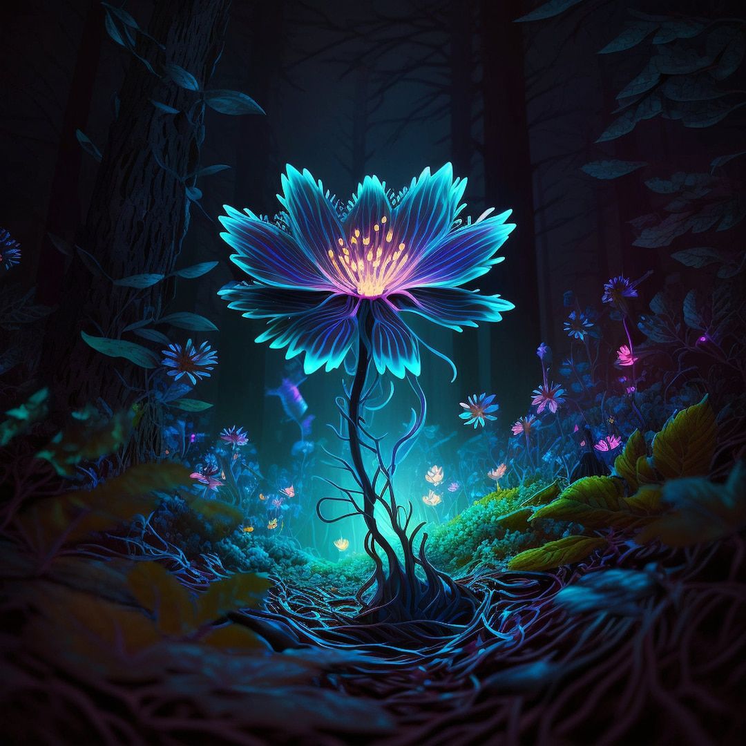 1080x1080 Fantasy Flower 1