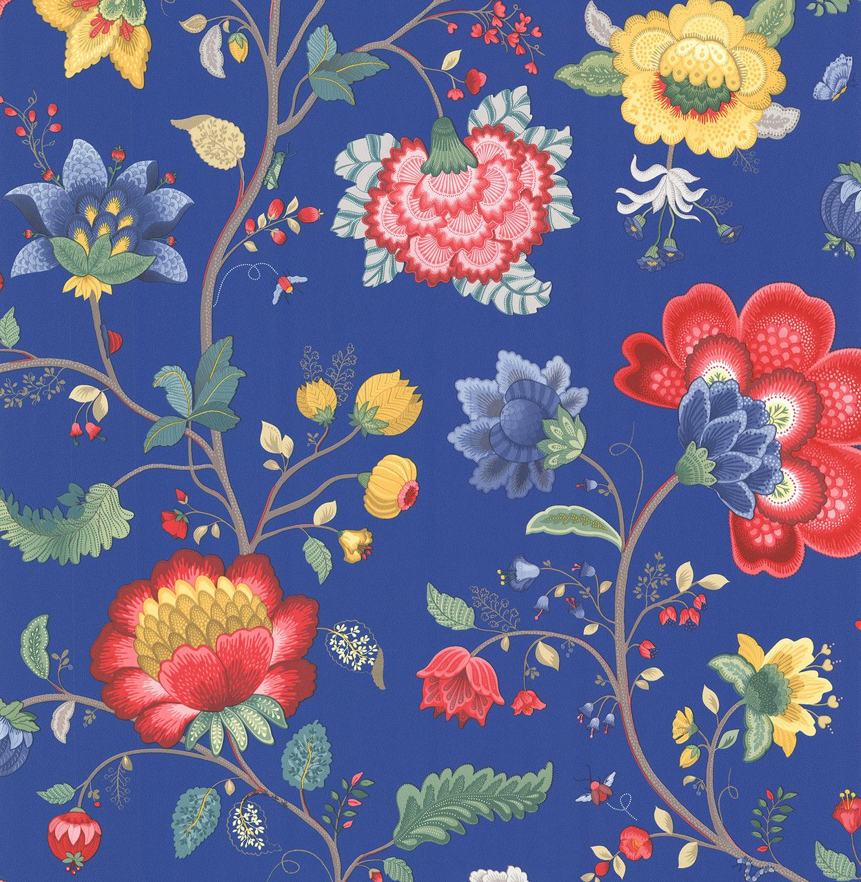 1249x1280 Epona Dark Blue Floral Fantasy 341034 Wallpaper