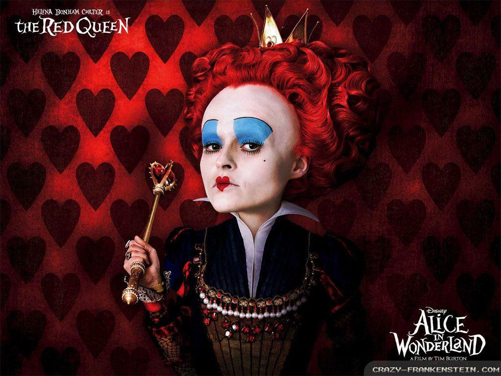 1024x768 Free download queen of hearts Alice in wonderland movie wallpaper