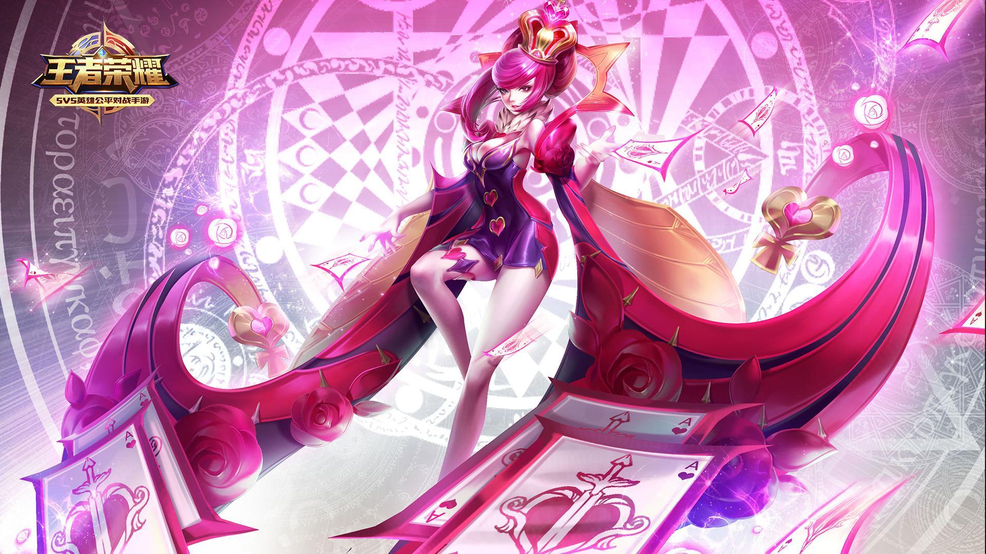 1920x1080 King Of Glory Lan Ling Wang Video Game Queen Of Hearts Desktop Wallpaper HD 1920×1080 :