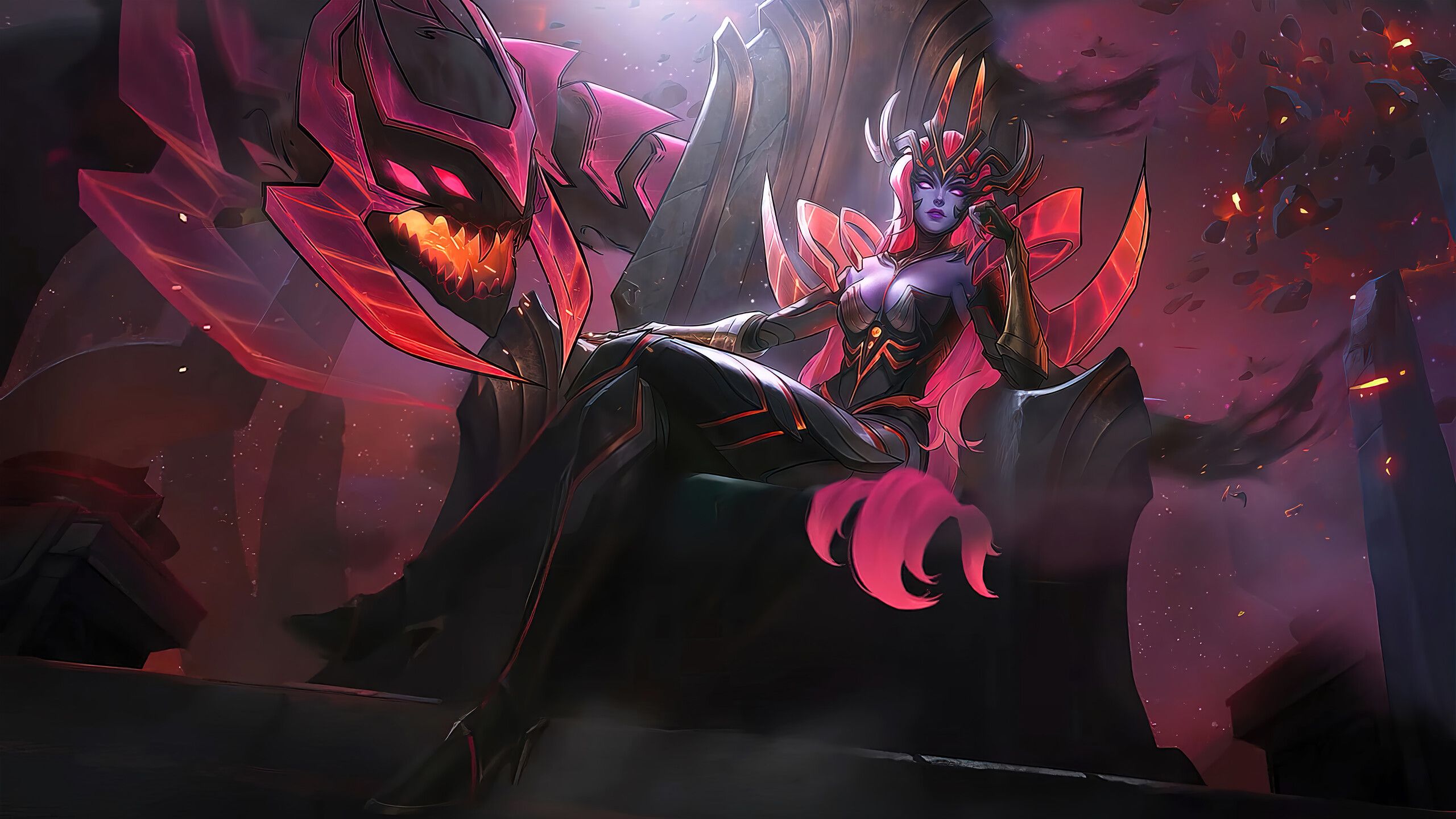 2560x1440 Selena Lady Vengeance Skin Mobile Legends Wallpaper 4K PC Desktop e