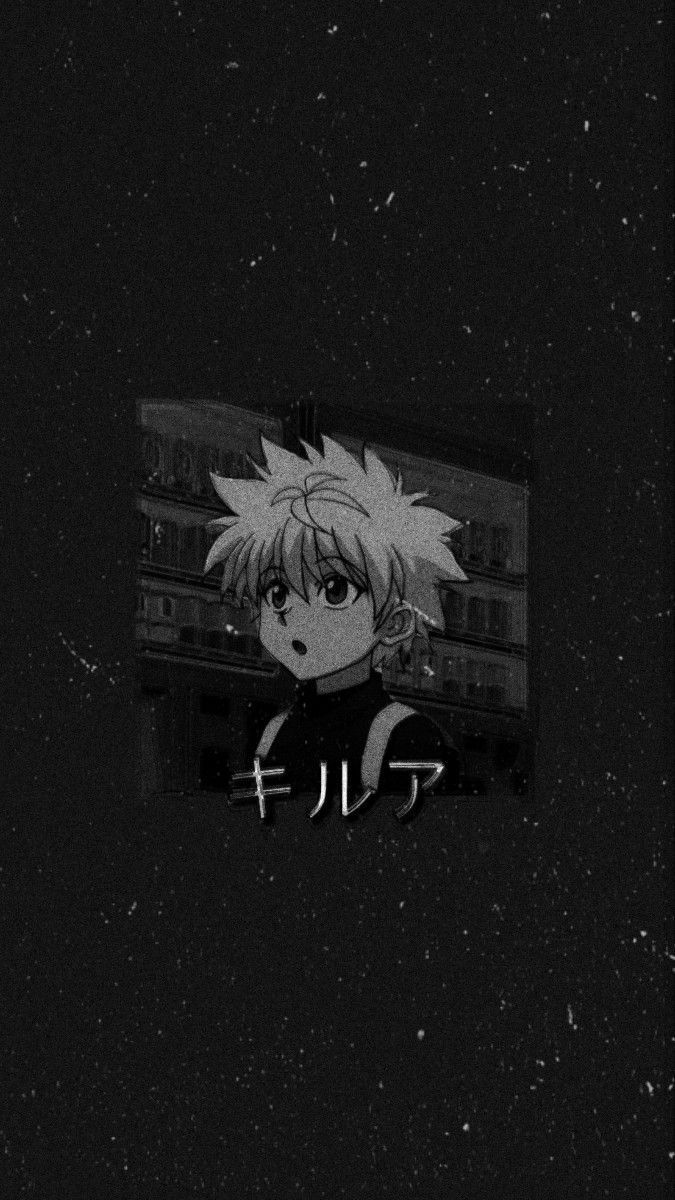675x1200 Killua black wallpaper