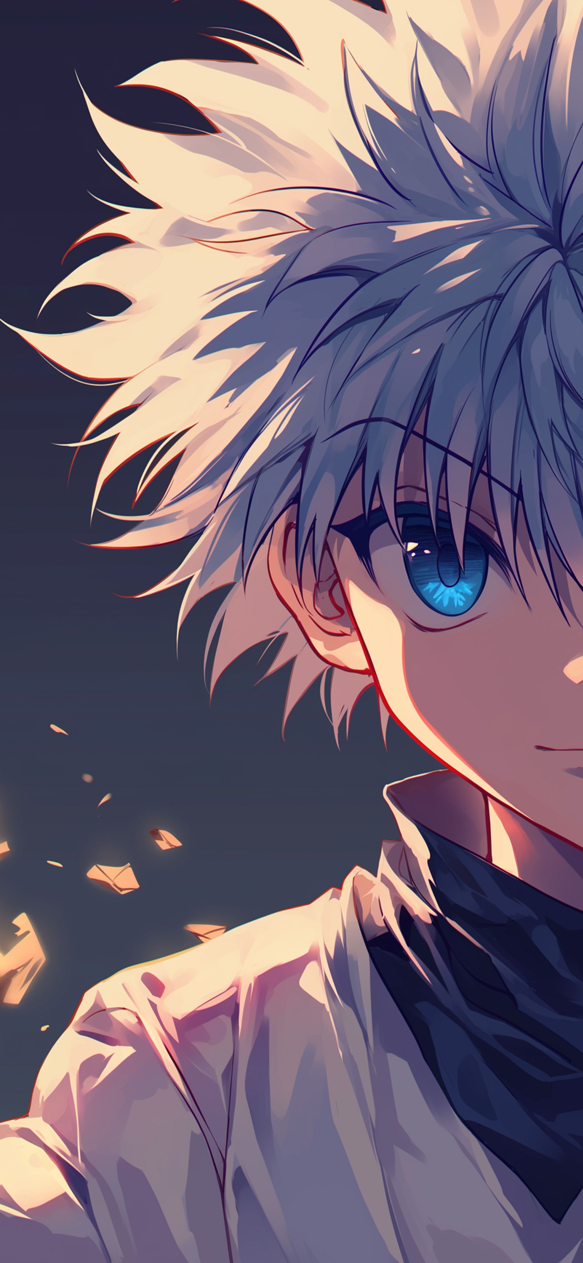 2000x4329 Killua and Gon Cool Power Matching Wallpaper