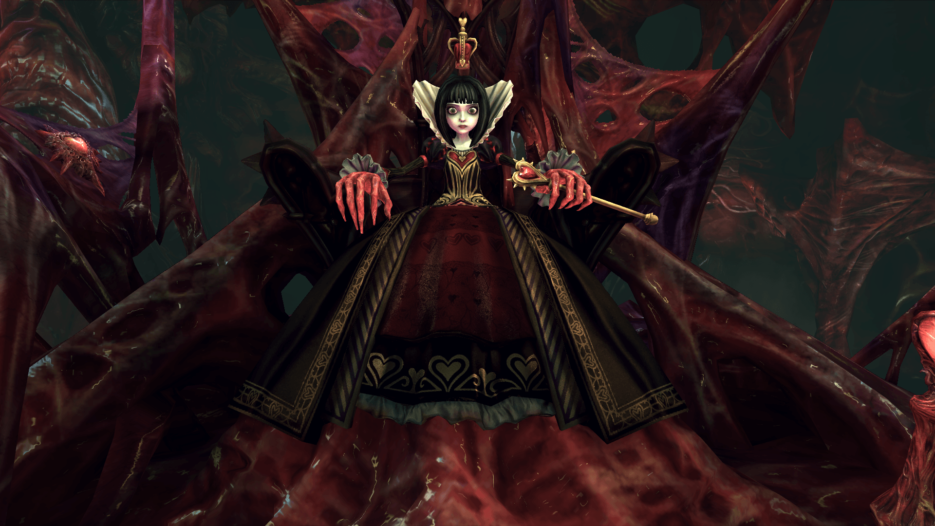 1920x1080 Queen Of Hearts Wallpaper