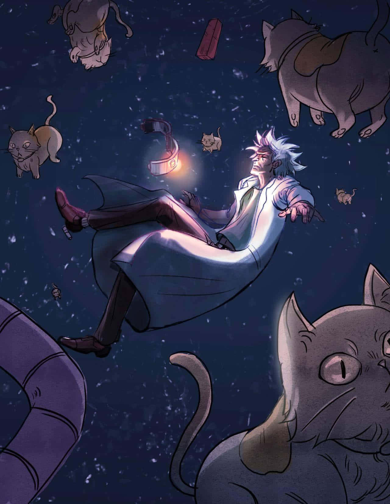 1280x1656 Download The Undeniable Reality of Schrodinger's Cat Wallpaper