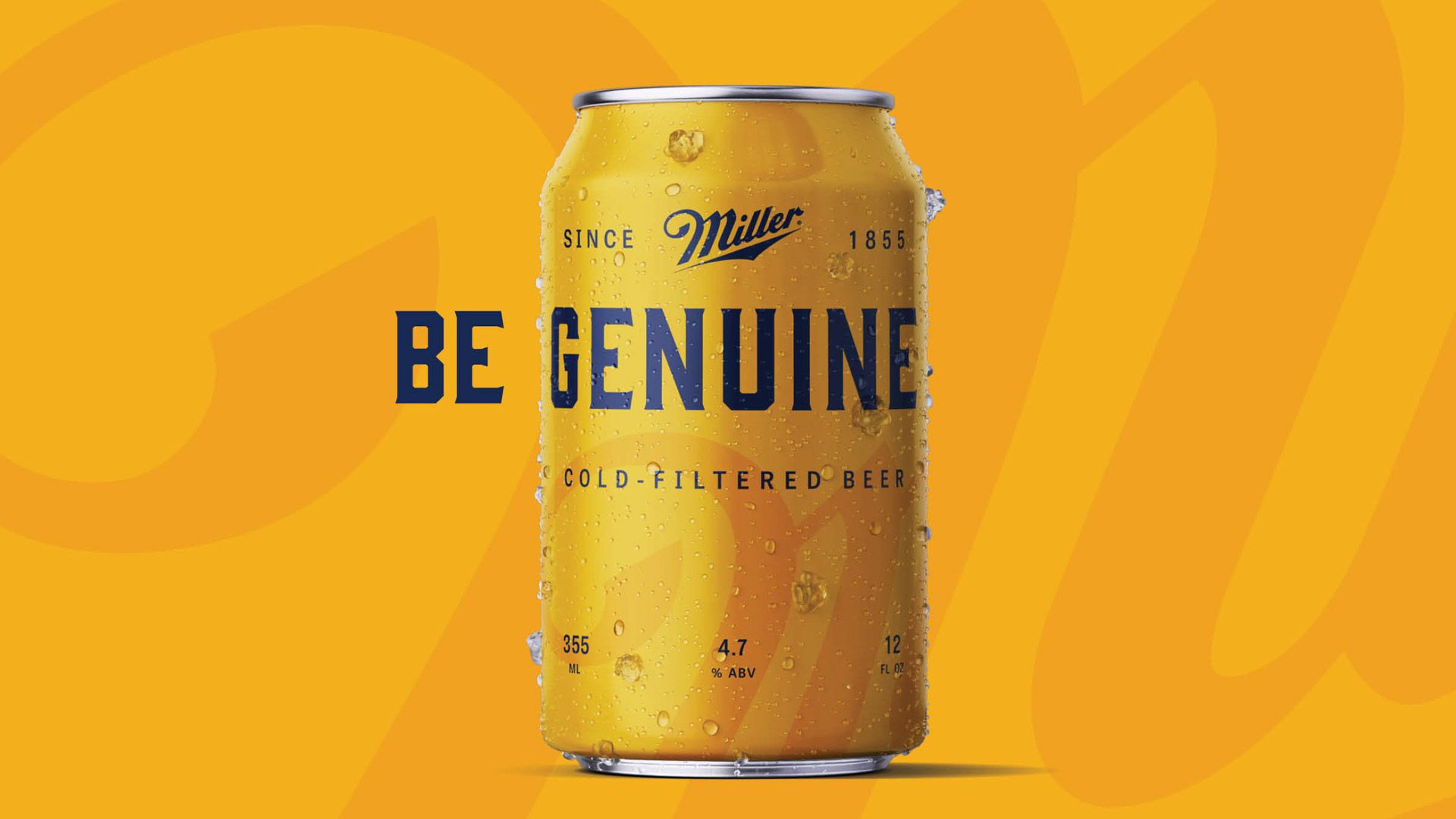 1920x1080 Miller Genuine Draft. Miller Genuine for Genuine People. The One Club