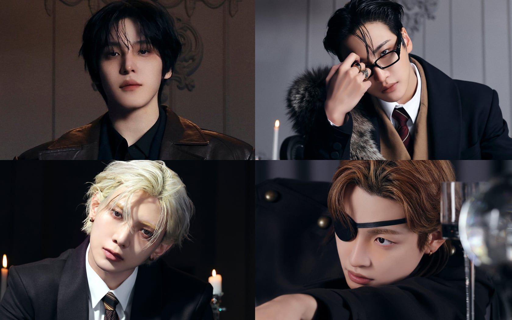 1680x1050 ATEEZ's Hongjoong, Seonghwa, Yunho, and Yeosang captivate with sleek suave in new teasers for 'GOLDEN HOUR: Part 4'