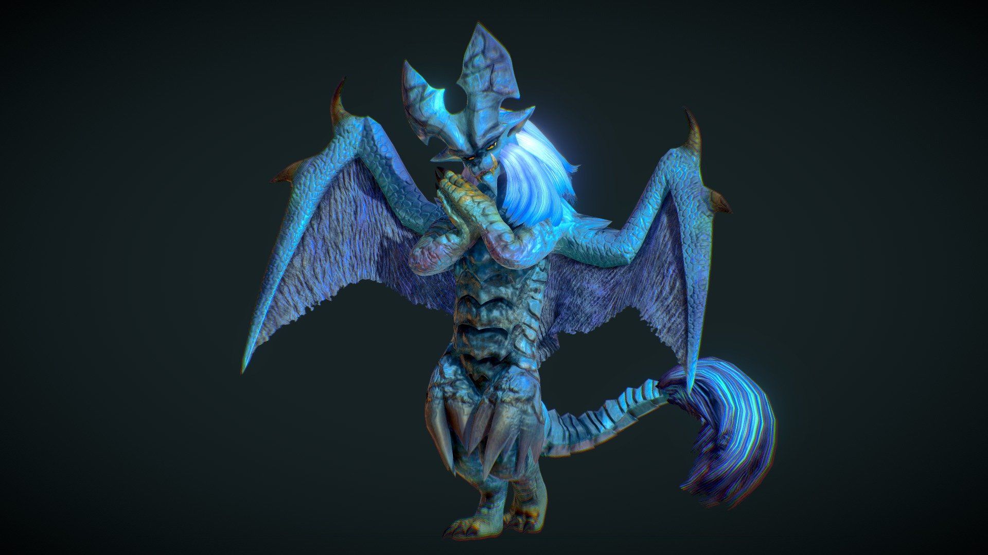 1920x1080 Lunastra [Monster Hunter] Free 3D model by User 37564 [500627e]