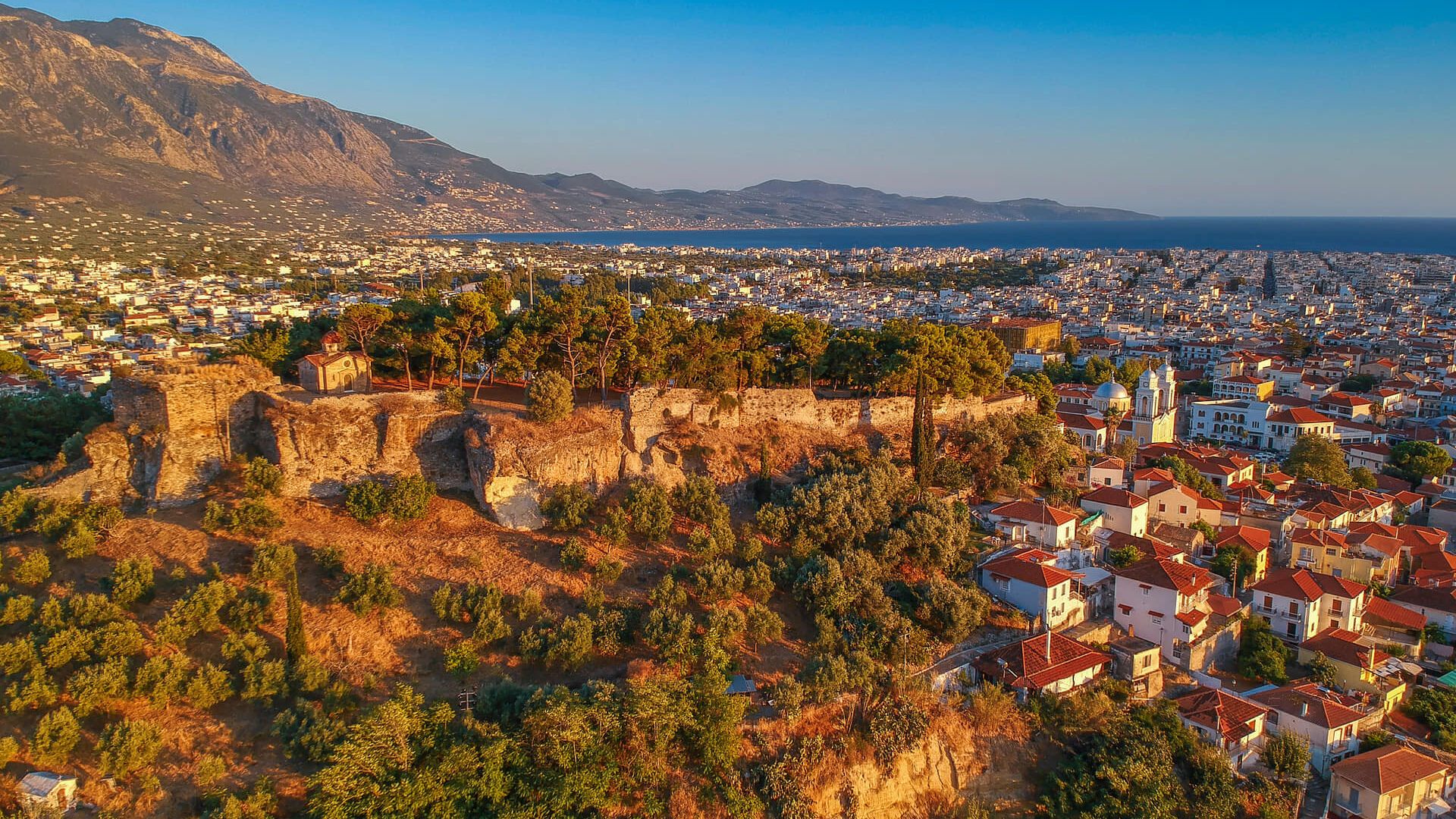 1920x1080 Kalamata. Holidays in Peloponnese