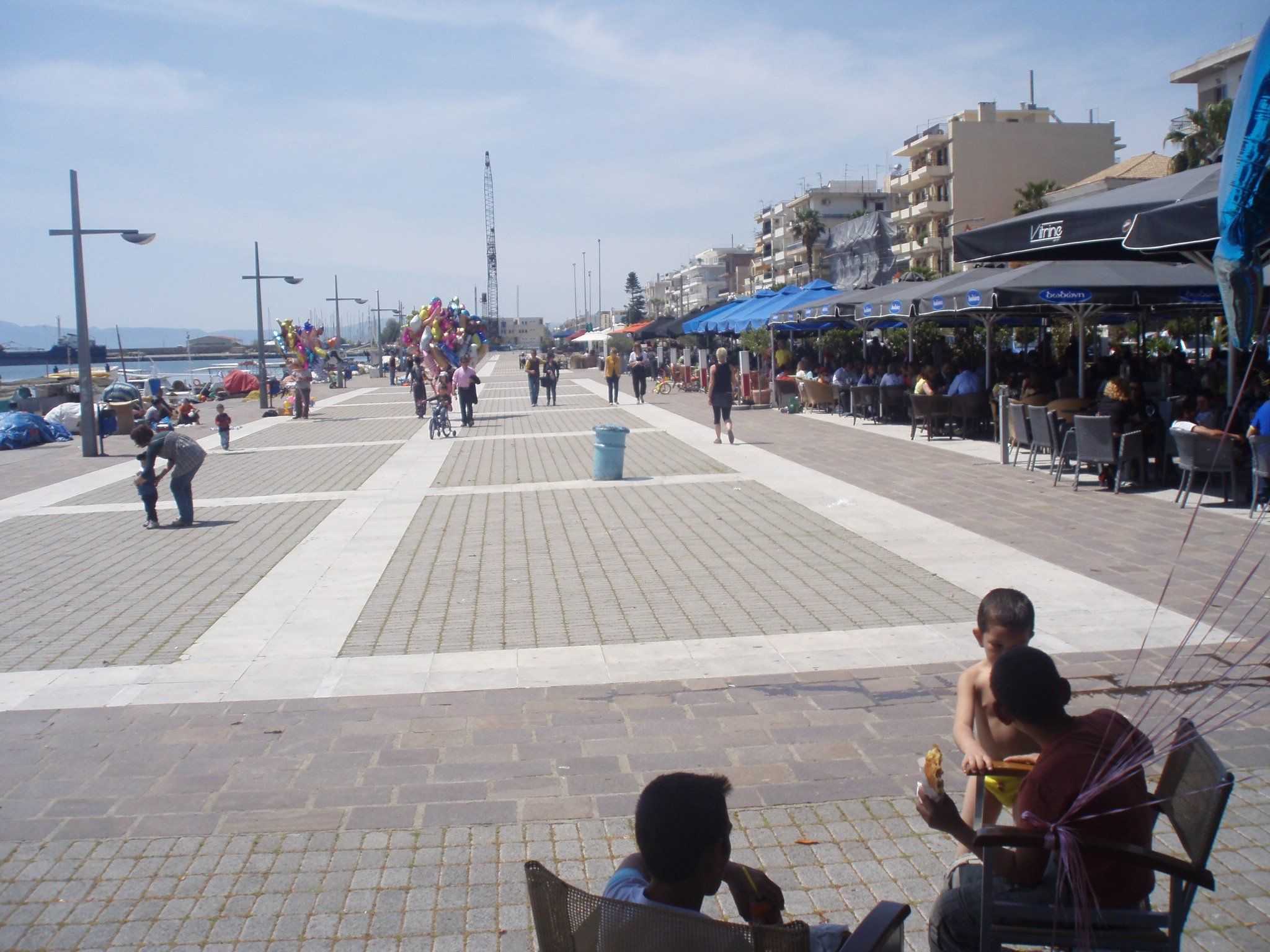 2048x1536 Kalamata seafront alley with the cafes Photo from Kalamata in Messinia