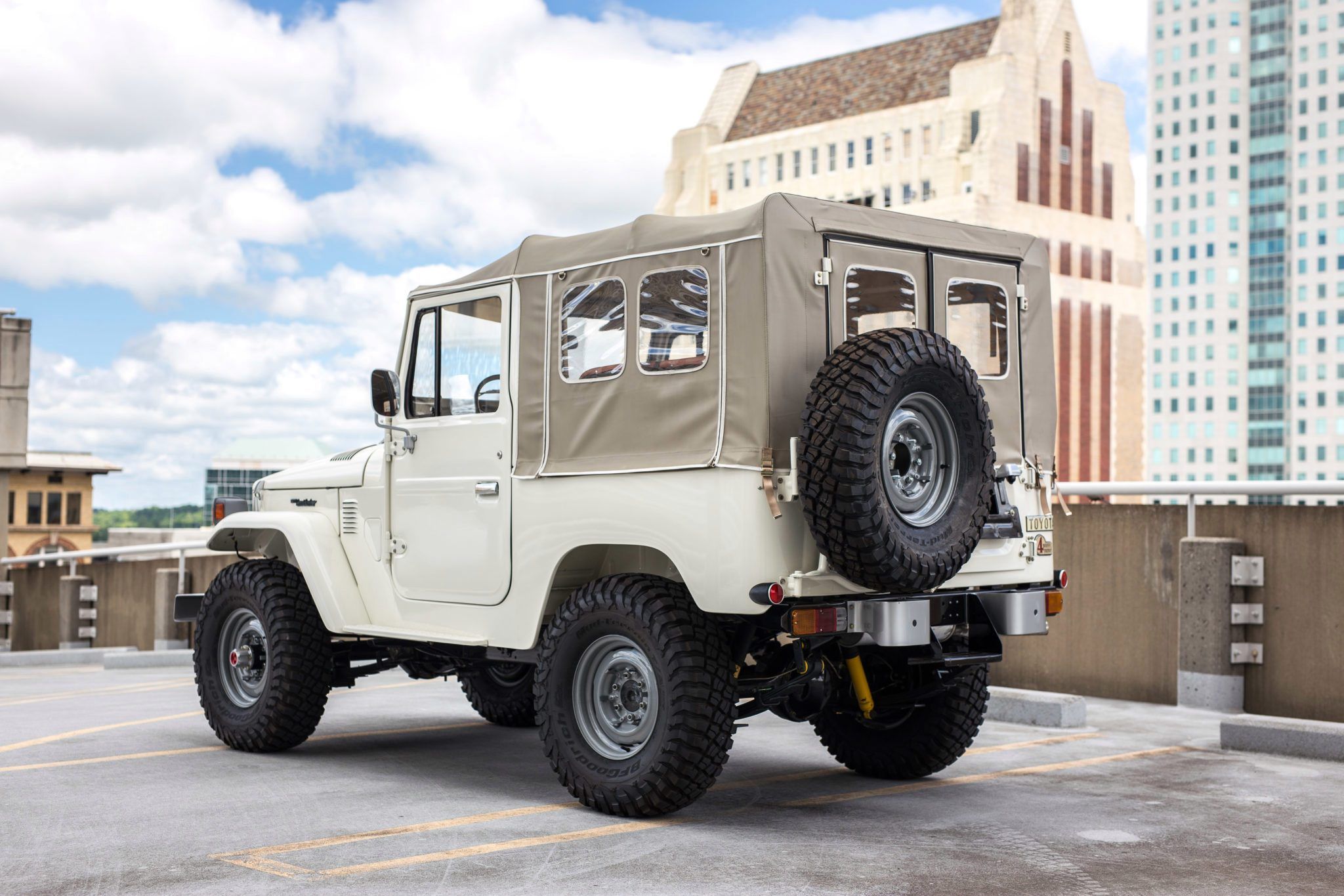 2048x1365 Desktop wallpaper: Off Road, Old Car, White Car, Vehicles, Toyota Land Cruiser Fj Car, Toyota 4K free download for PC. 484547