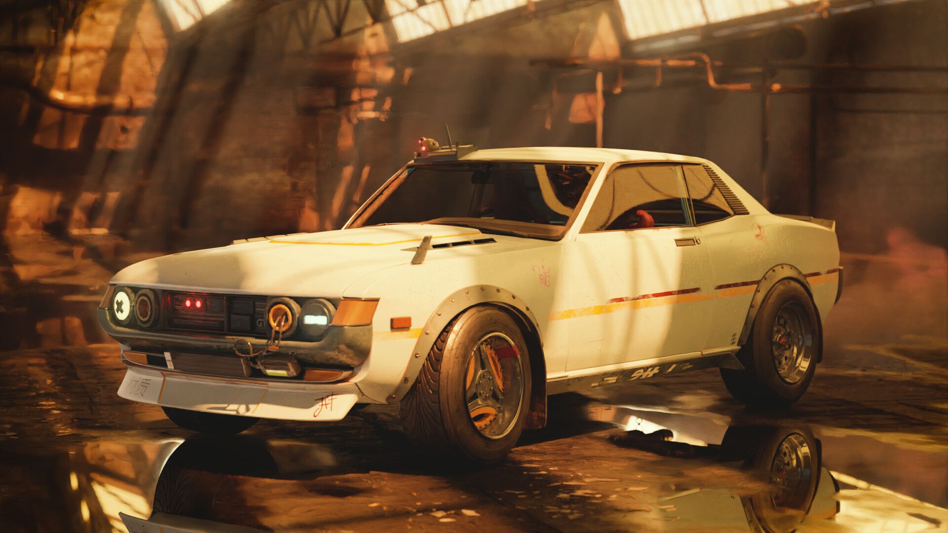1920x1080 Vintage Toyota Celica 1970 Cyberpunk version