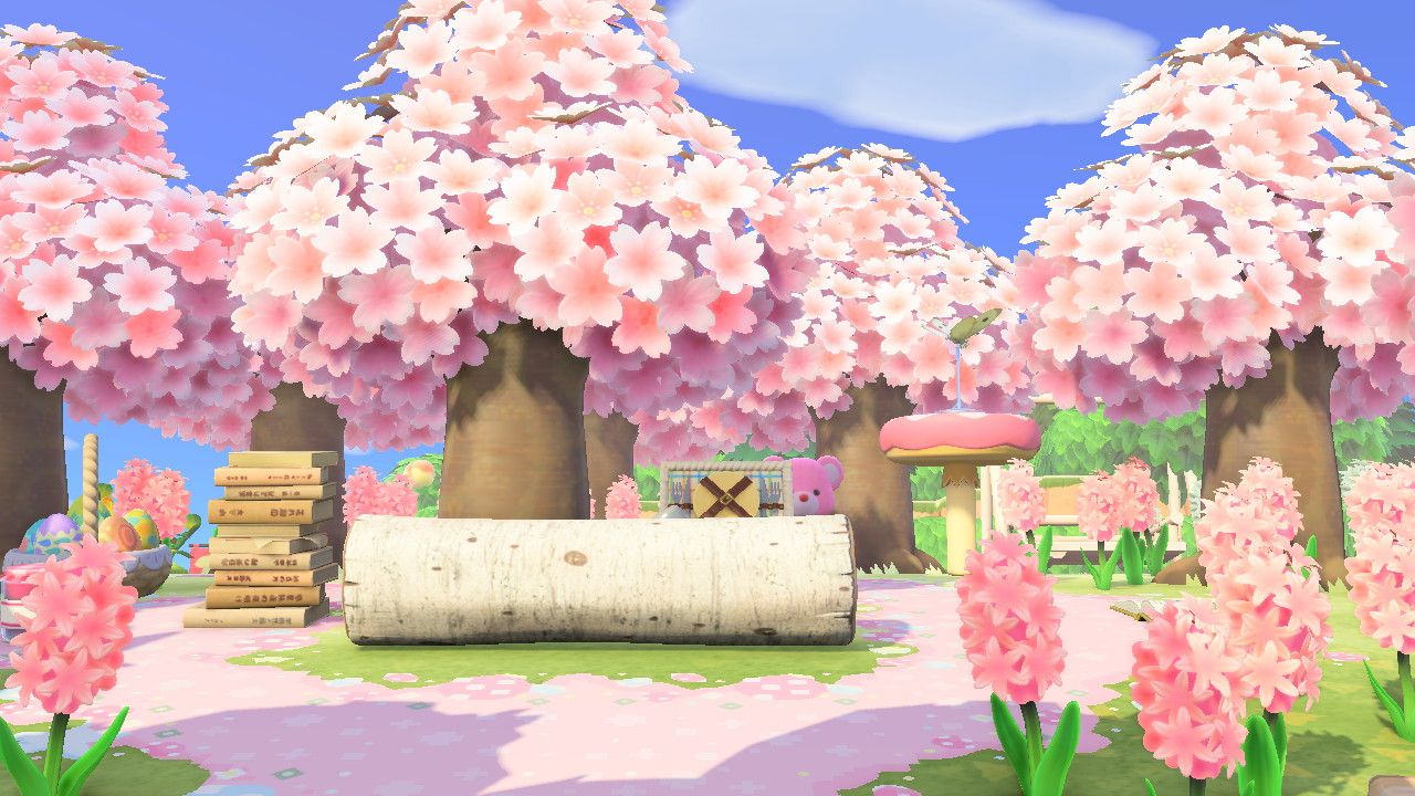 1280x720 My pink island on Animal crossing #animalcrossing