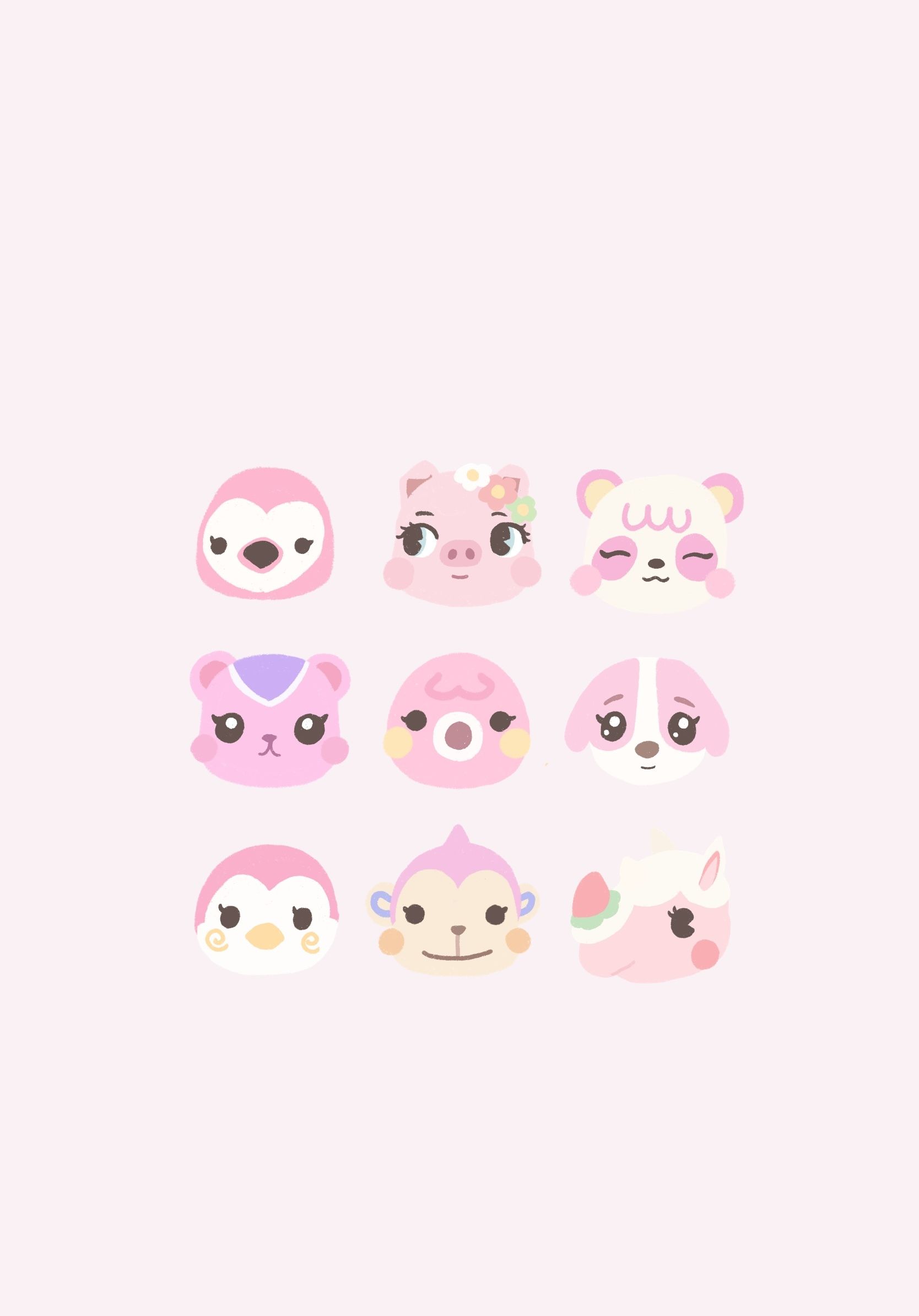 1668x2388 Pink Villagers IPhone Wallpaper With Love's Ko Fi Shop
