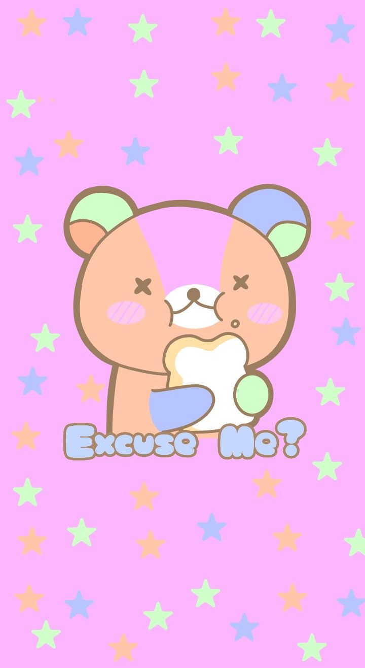 720x1316 Sanrio X Animal Crossing New Horizons wallpaper Stitches. EXCUSE ME?