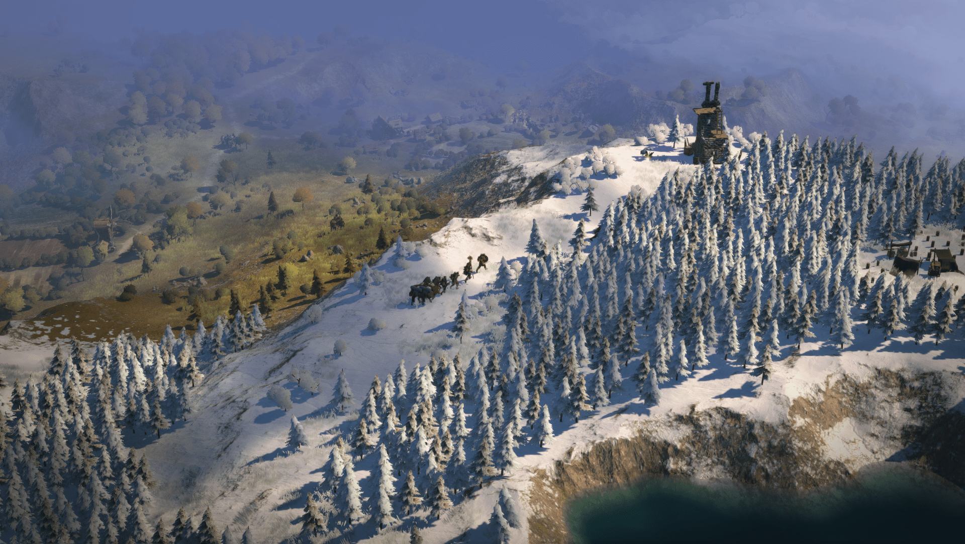 1920x1082 Wartales Adventure Game Scenic Winter Landscape HD Wallpaperx1082