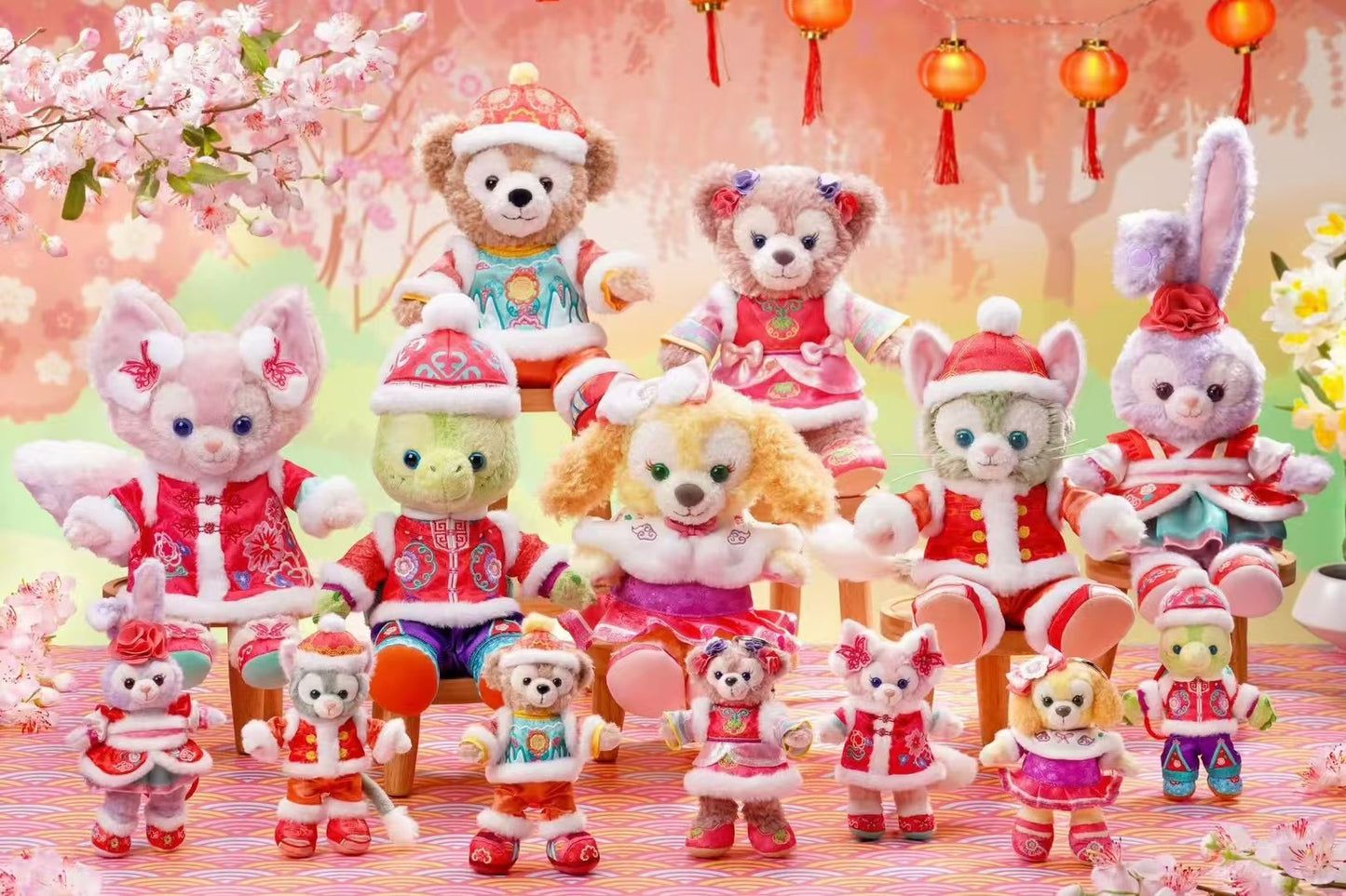 1445x963 Pre Order HKDL Plush Duffy & Friends New Year