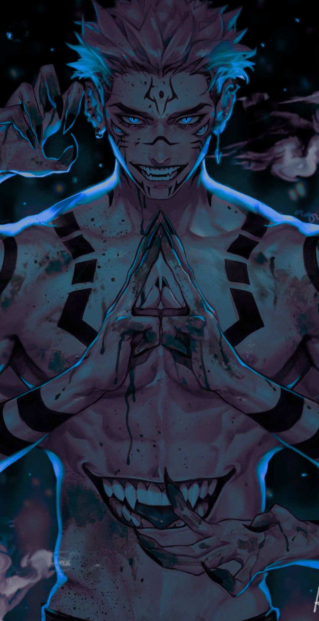 1080x2100 Anime Sukuna Wallpaper